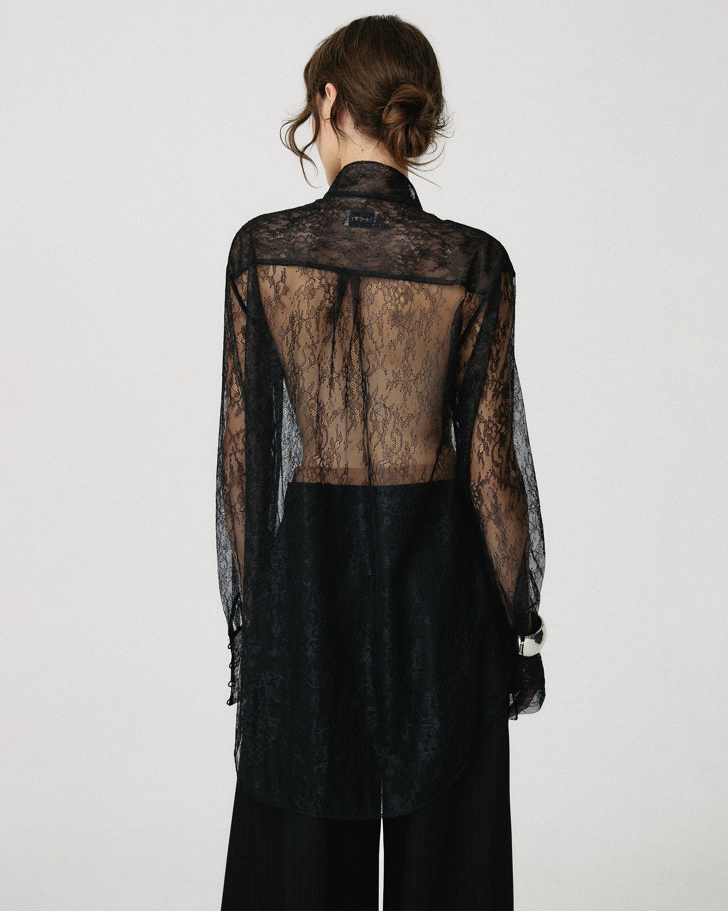 Lace Oversized Shirt