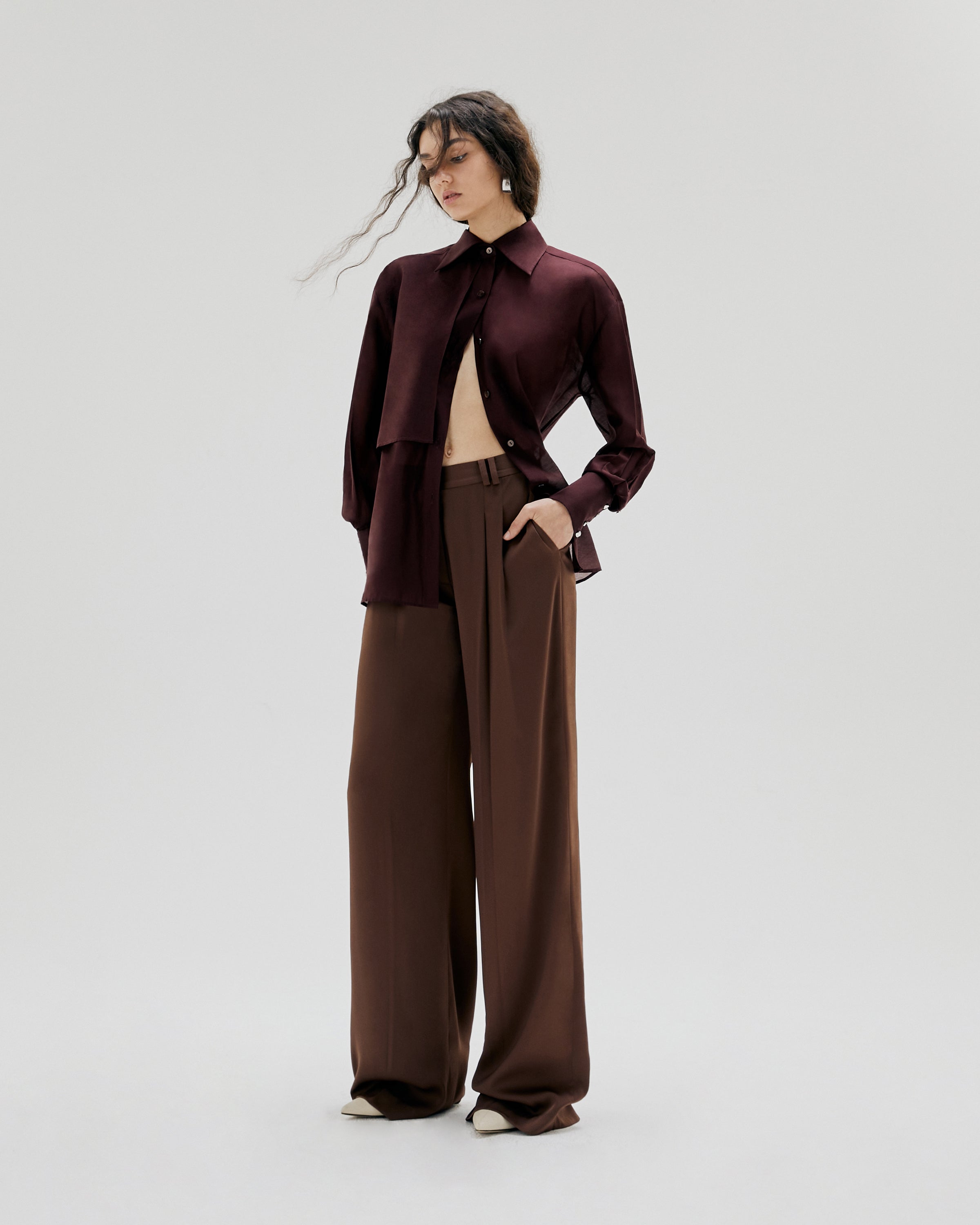 LONG PUFFY SLEEVES SHIRT