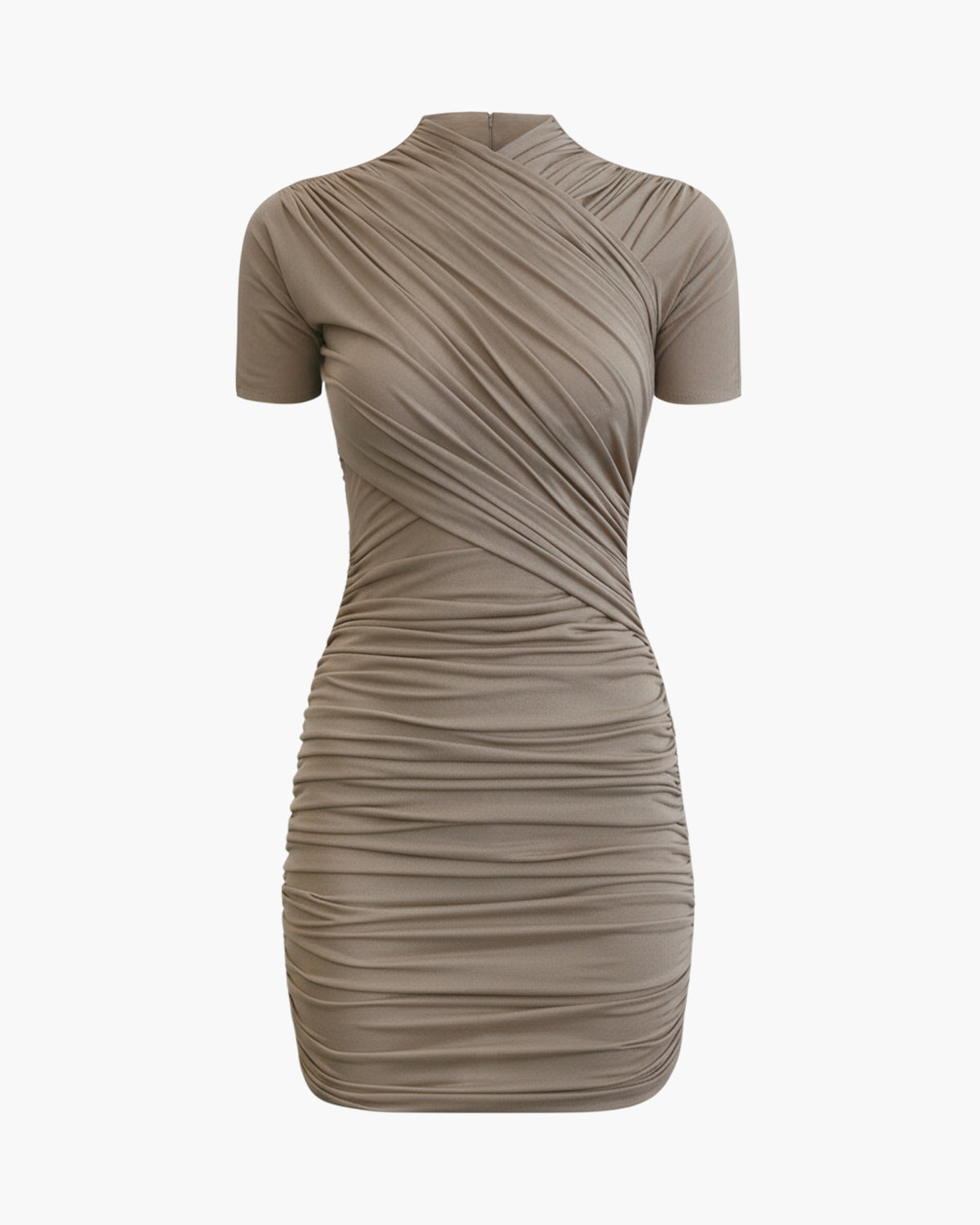 Ruched Jersey Mini Dress