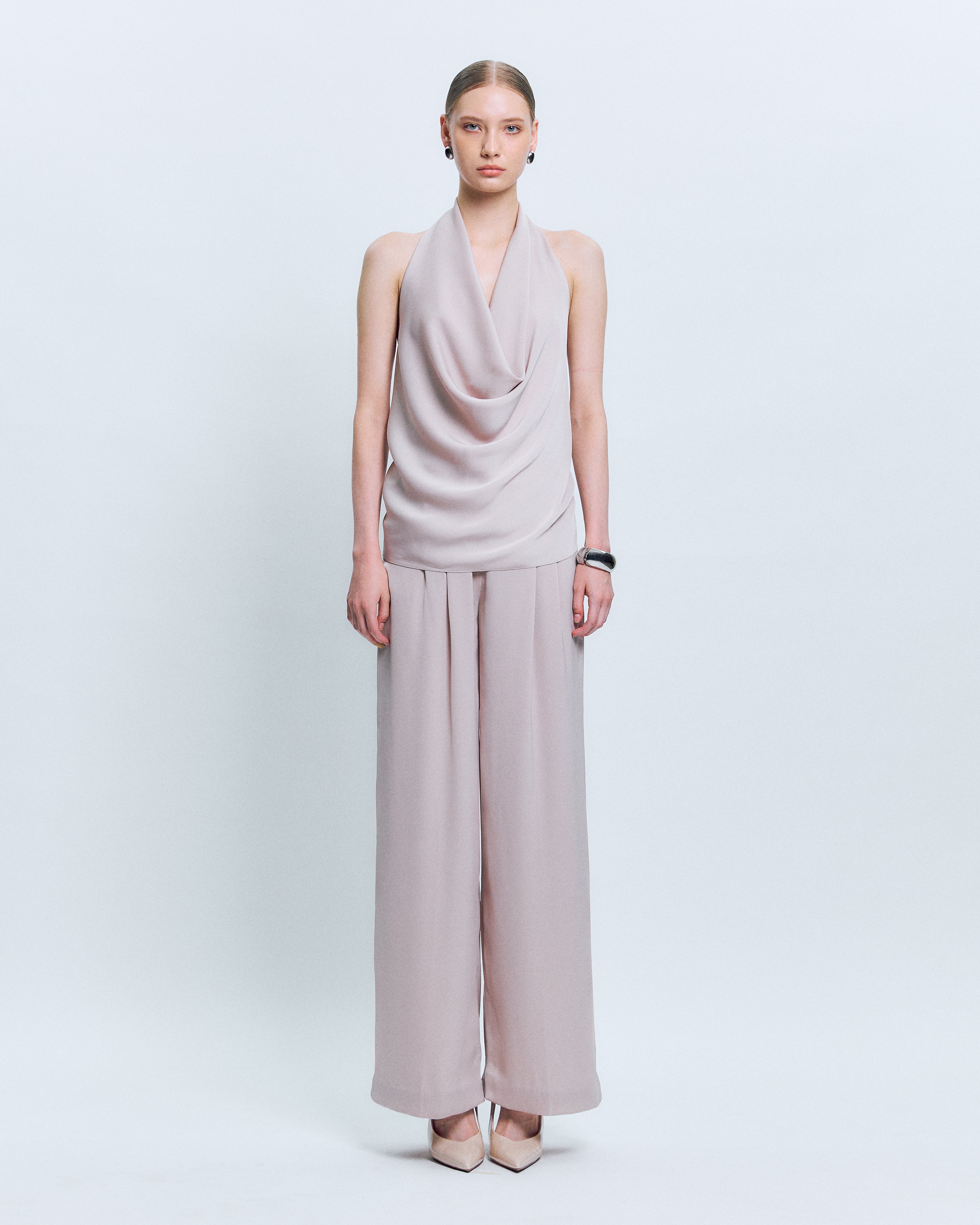 SMOCKED WAIST PANTS