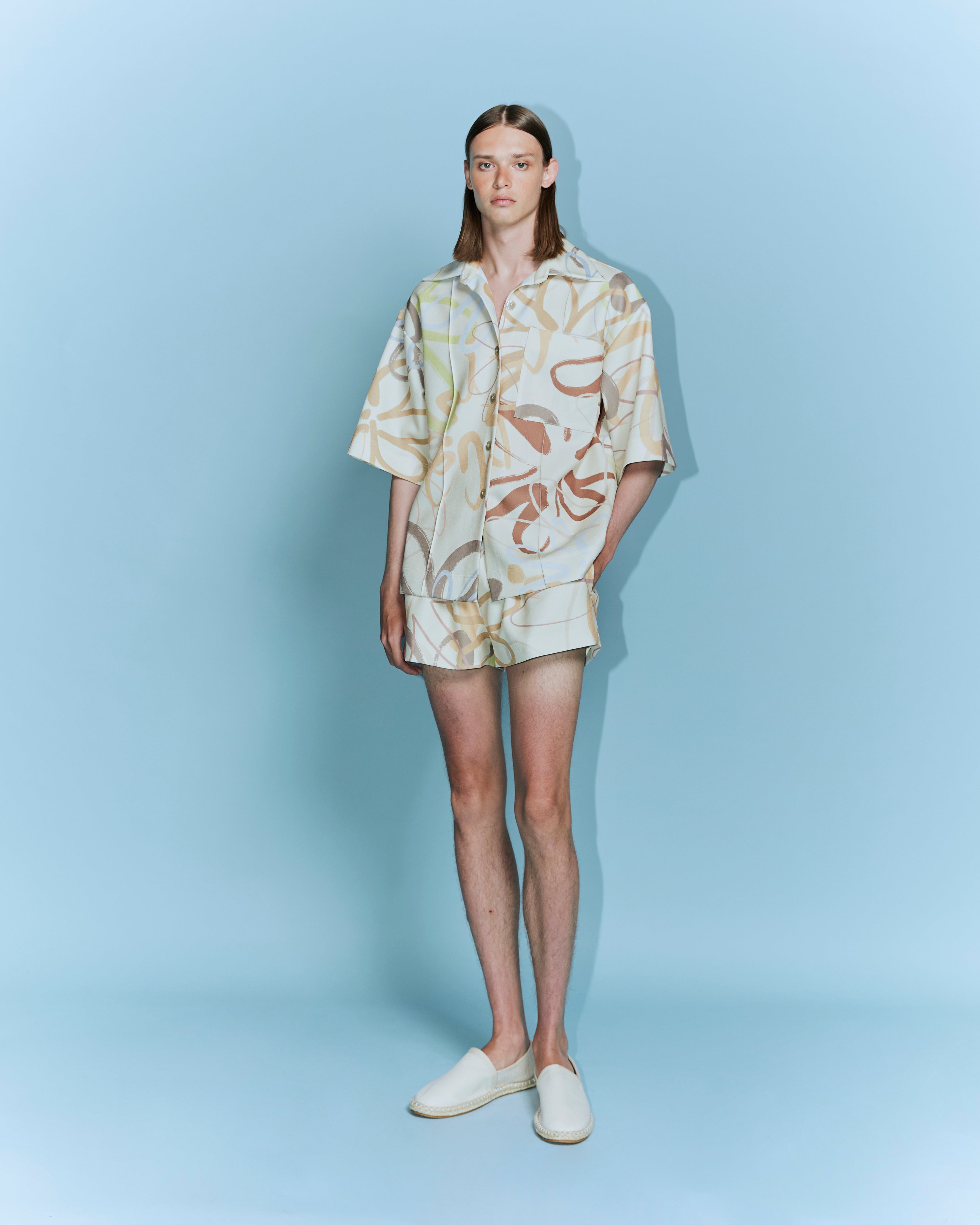 Twill Spandex Hawaii Shirt