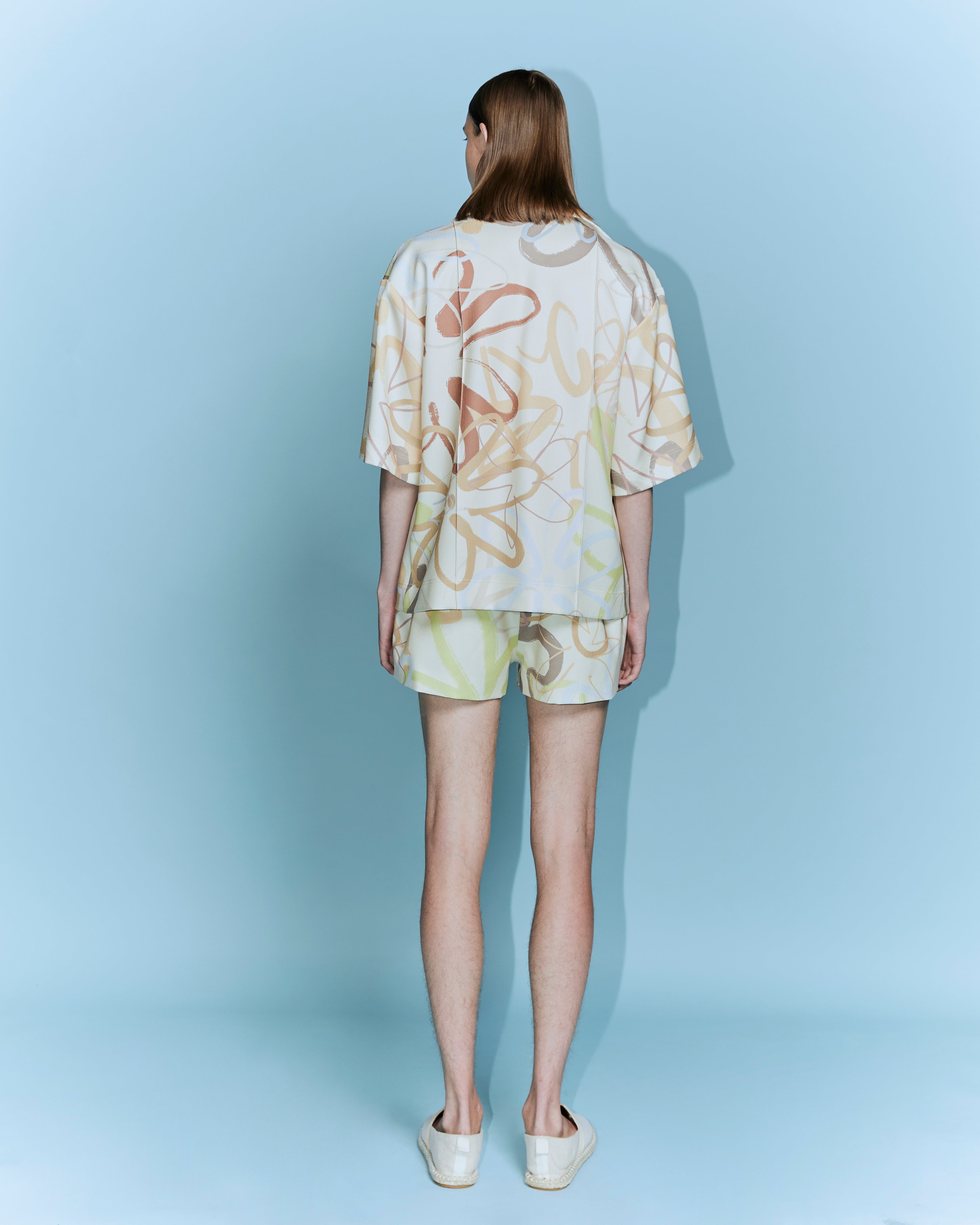 Twill Spandex Hawaii Shirt
