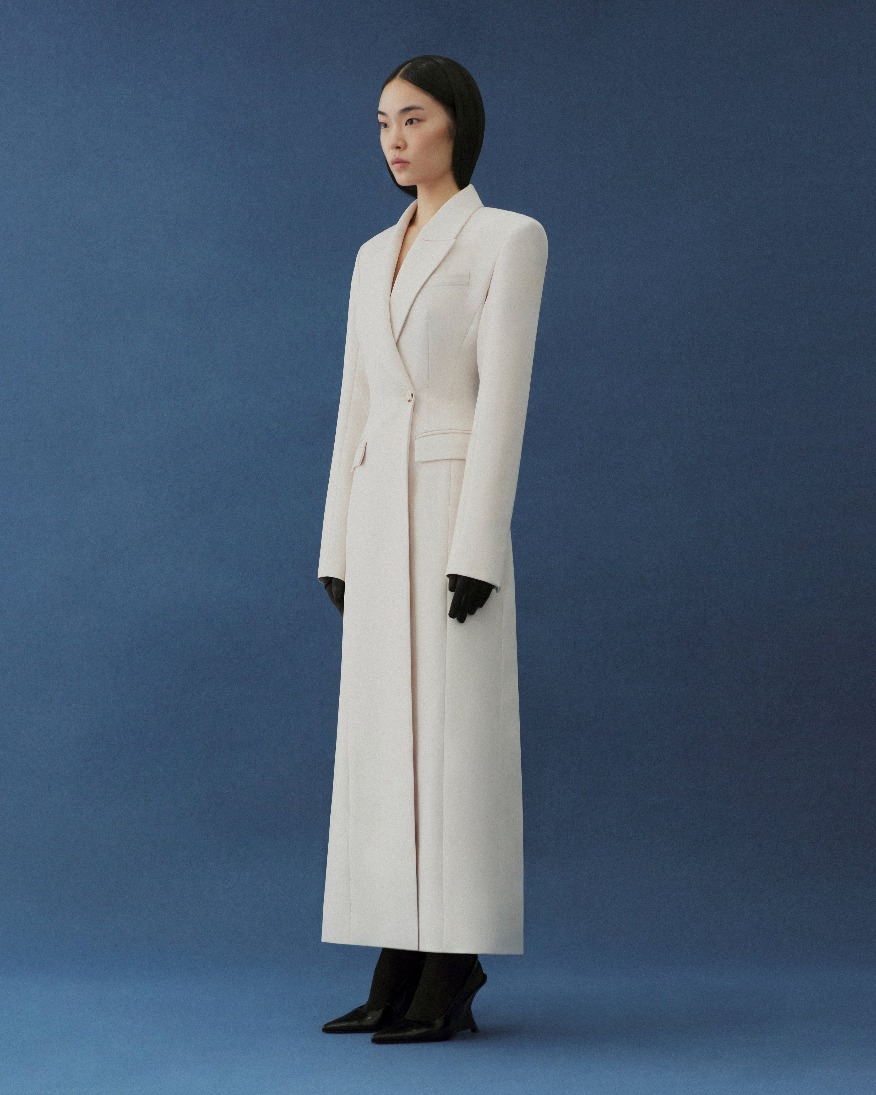 LONG STRUCTURED COAT