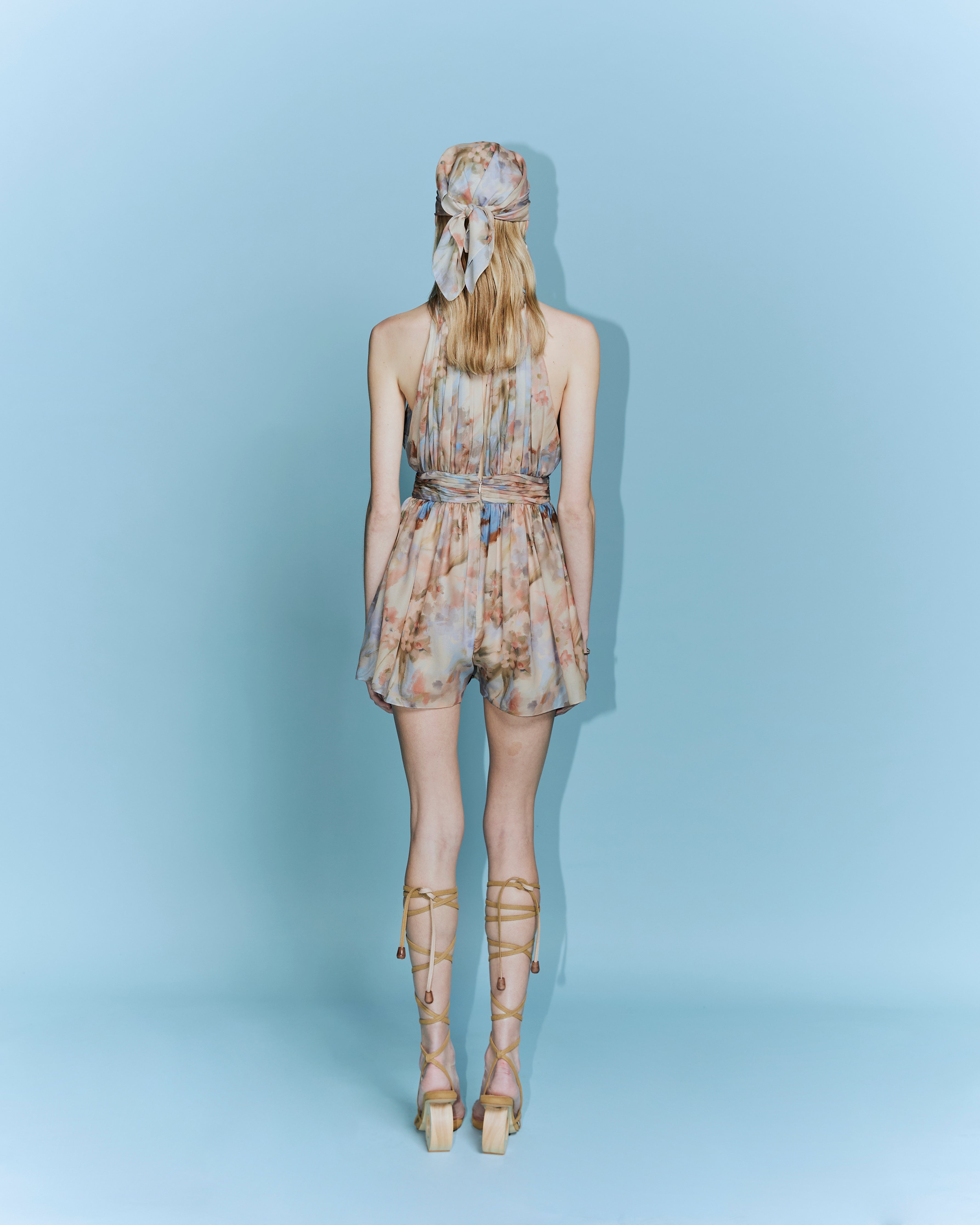 Chiffon Short Jumpsuit