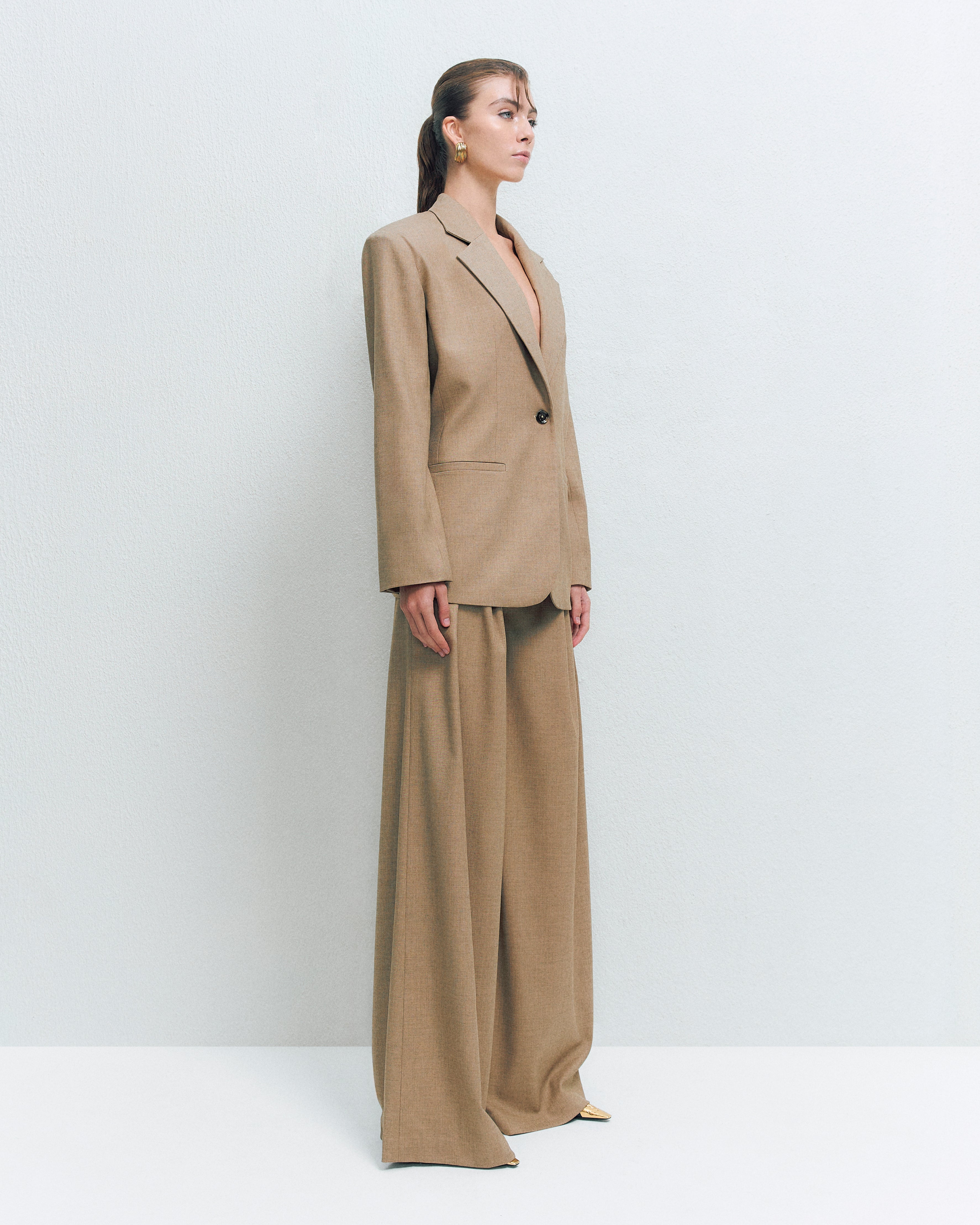 TENCEL FLARED PANTS