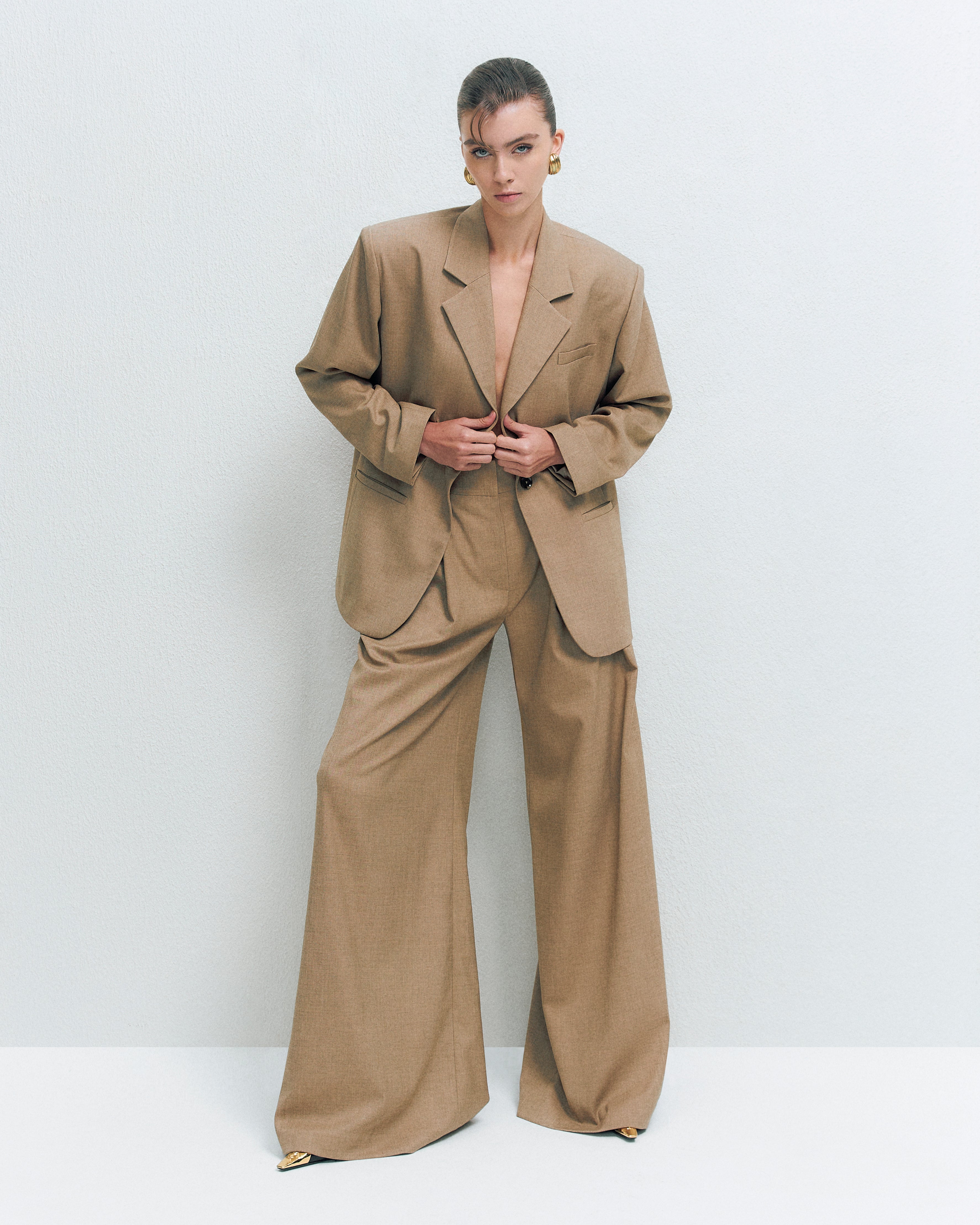 TENCEL FLARED PANTS
