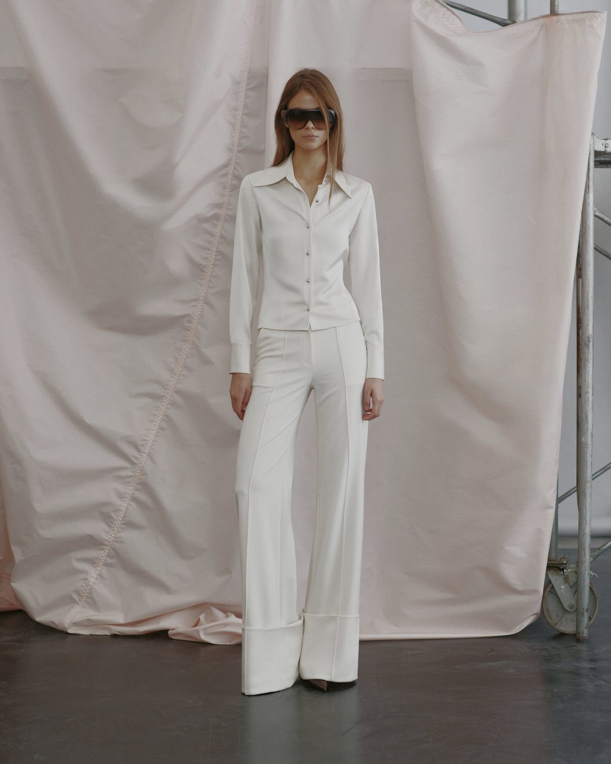 Satin Tailored Shirt