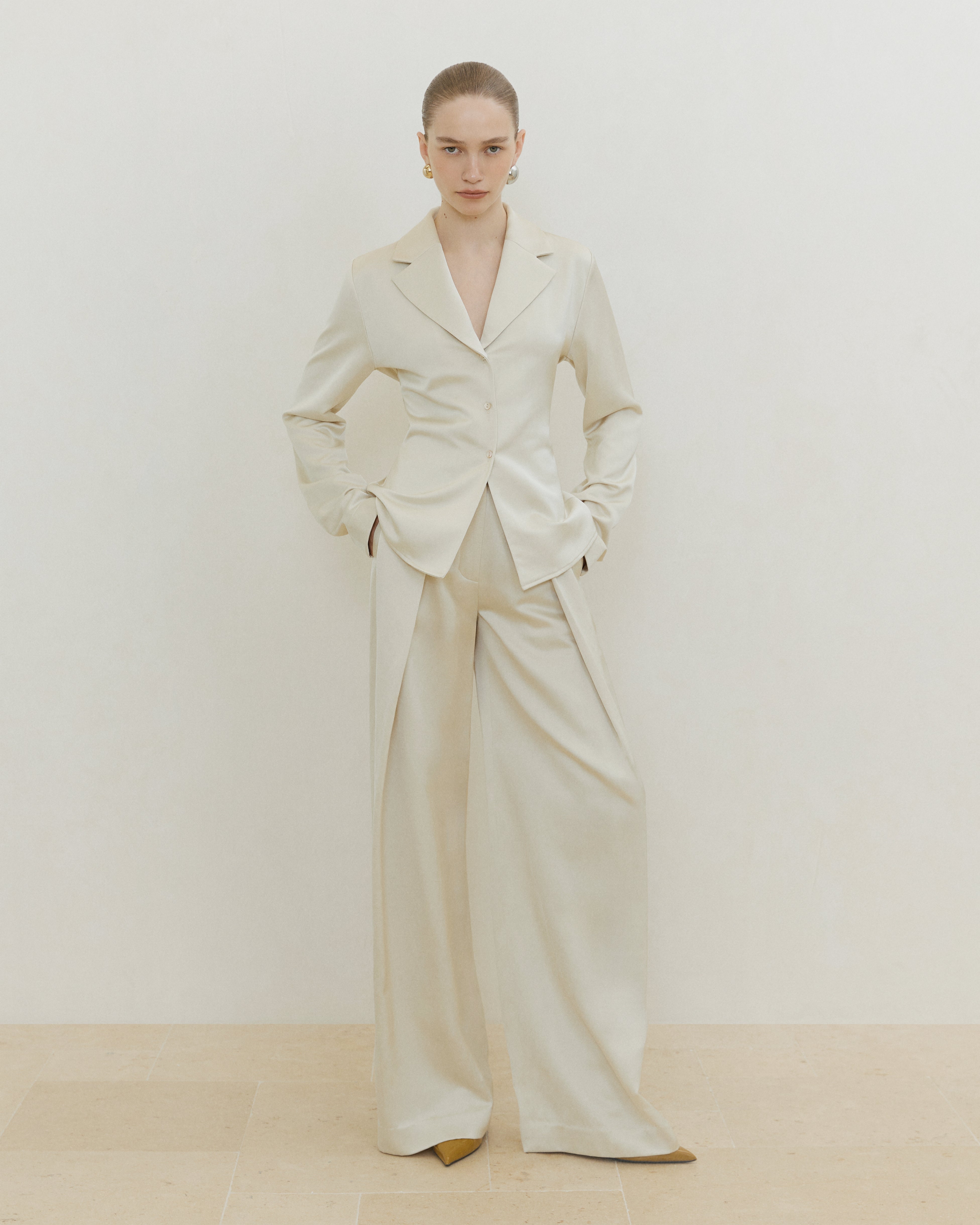 CHAMPAGE TAILORED SHIRT