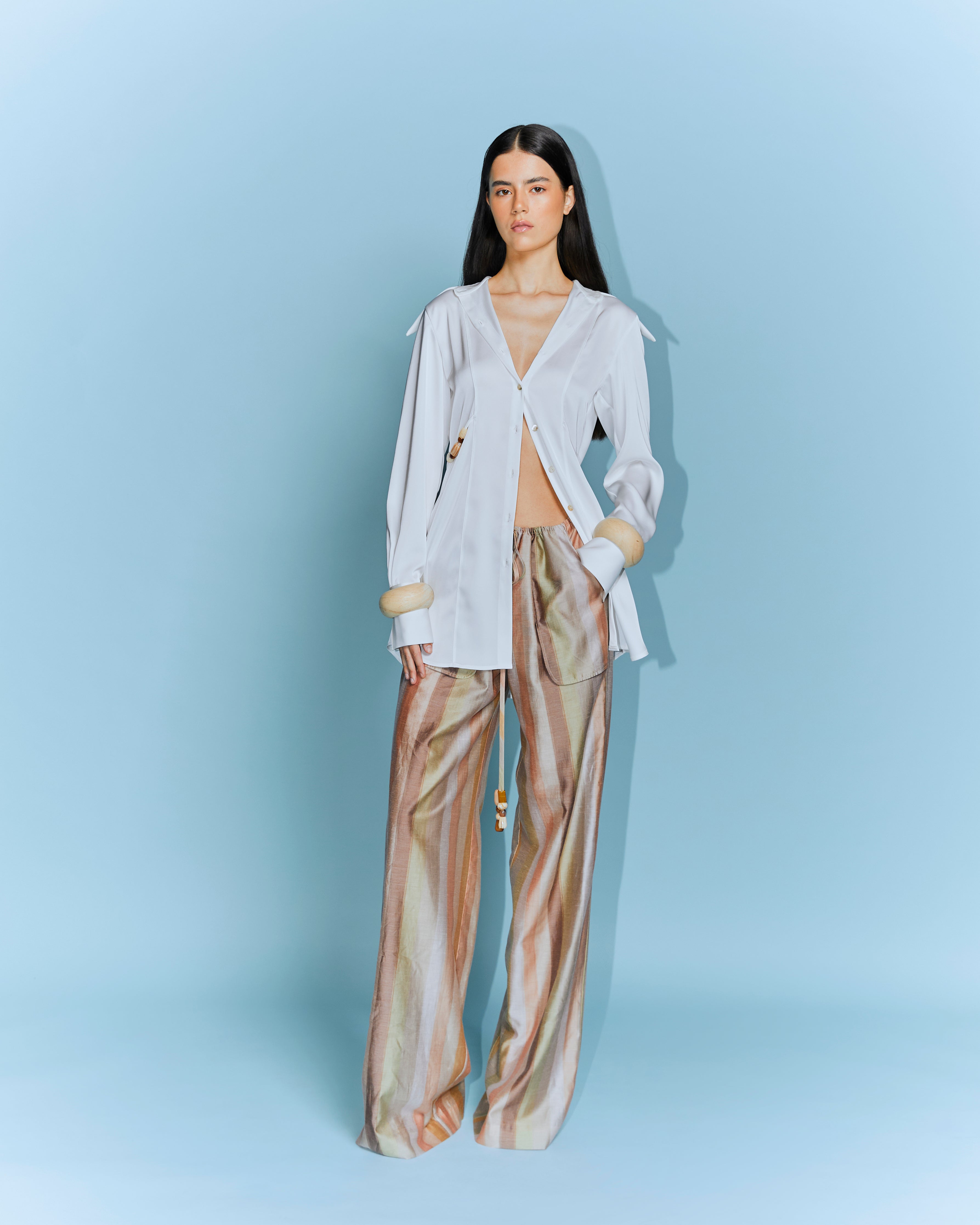 Satin Slim Shirt