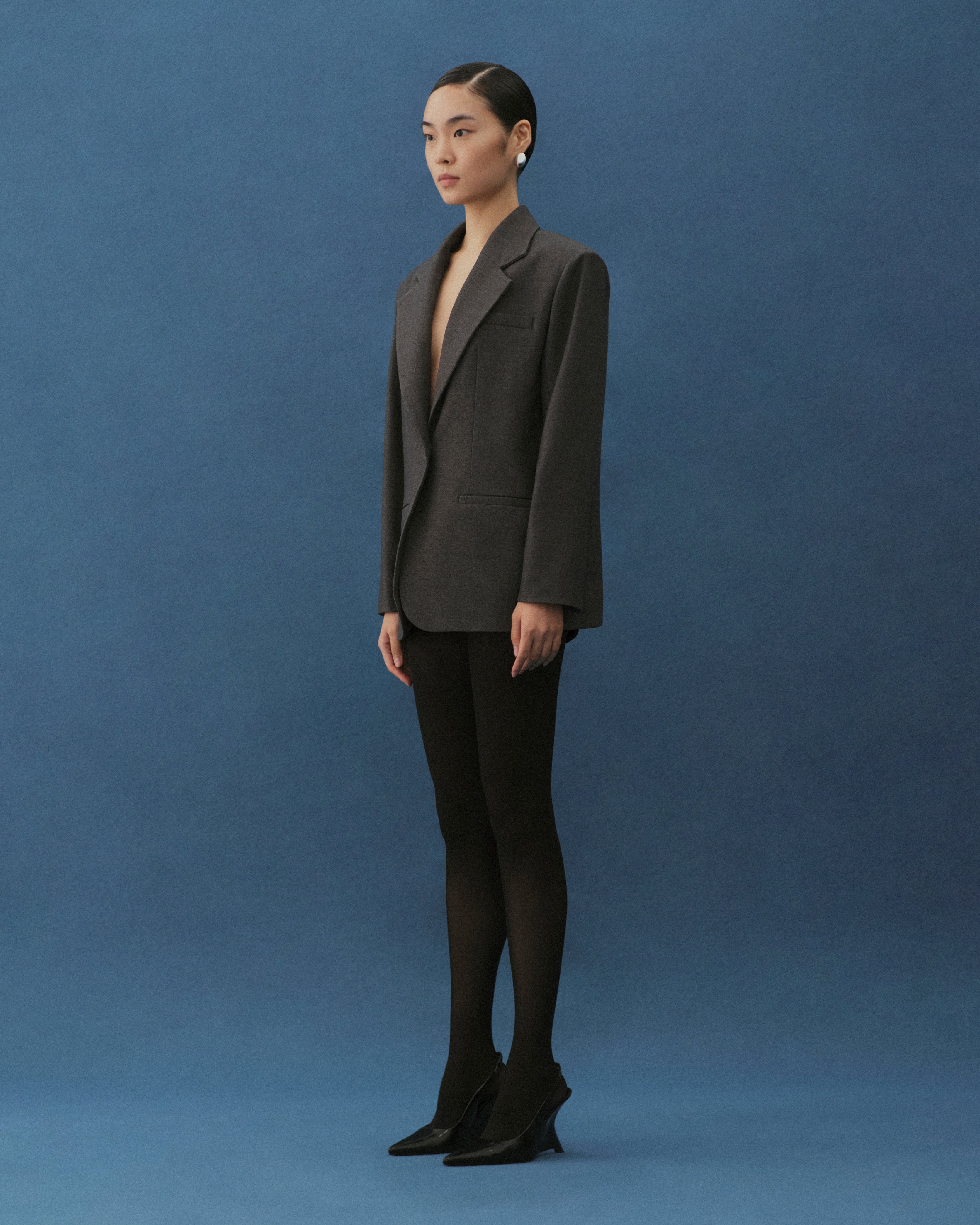 SOFT STRUCTURE SINGLE-BREASTED BLAZER