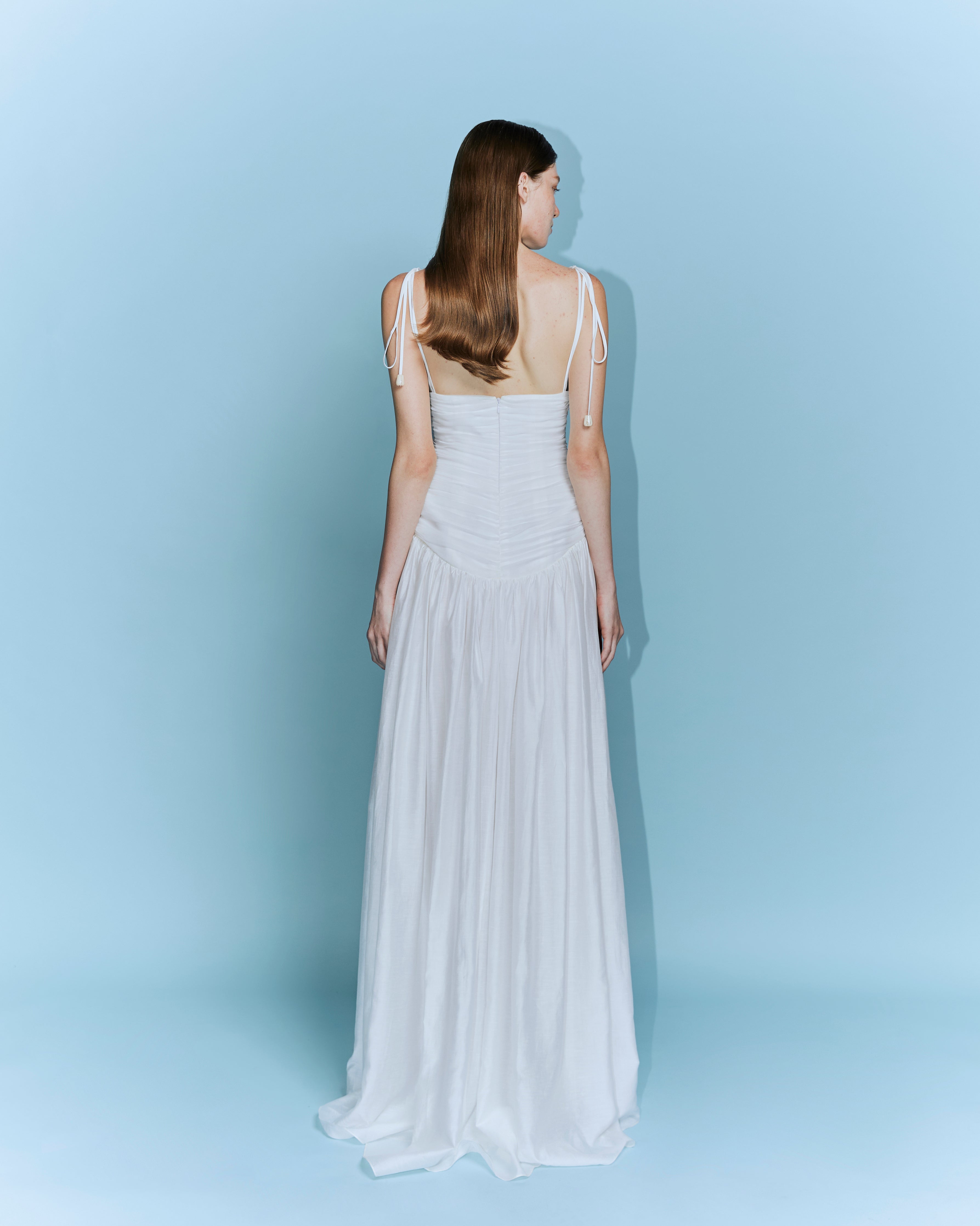 Cotton Voile Button Down Gown