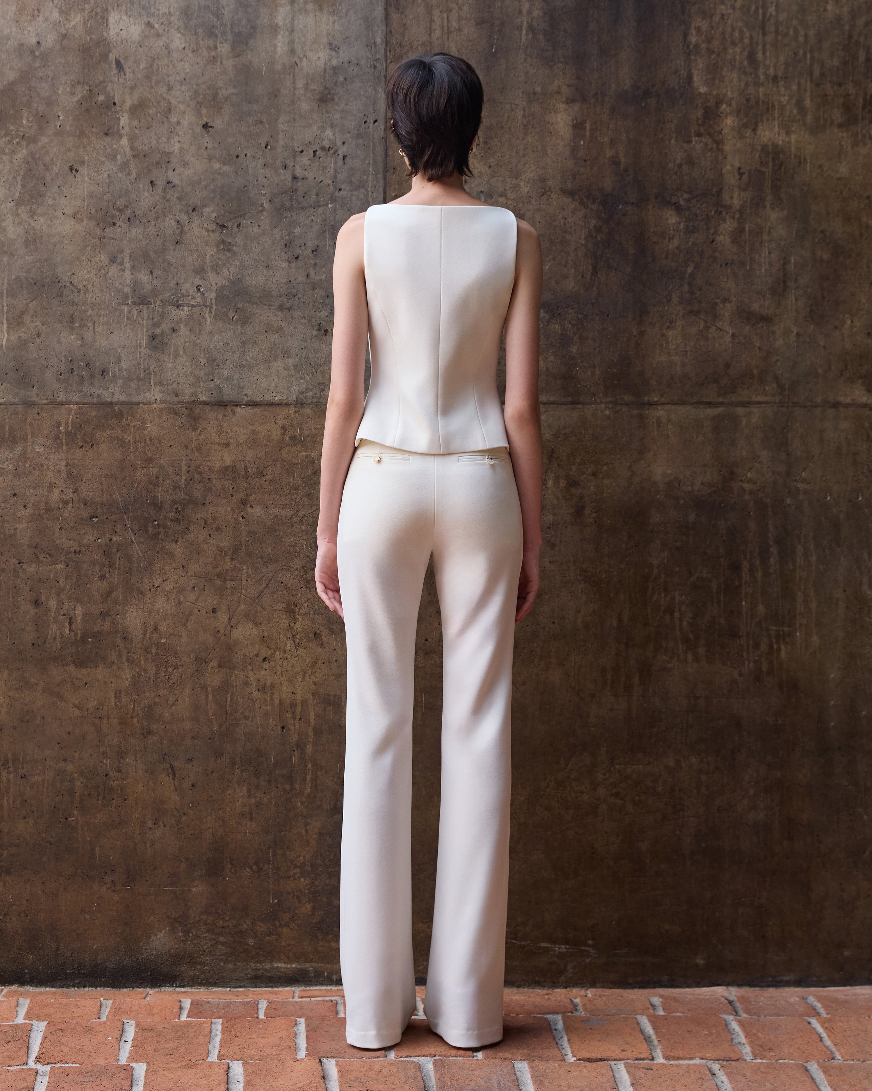 TWILL BOOTS CUT PANTS