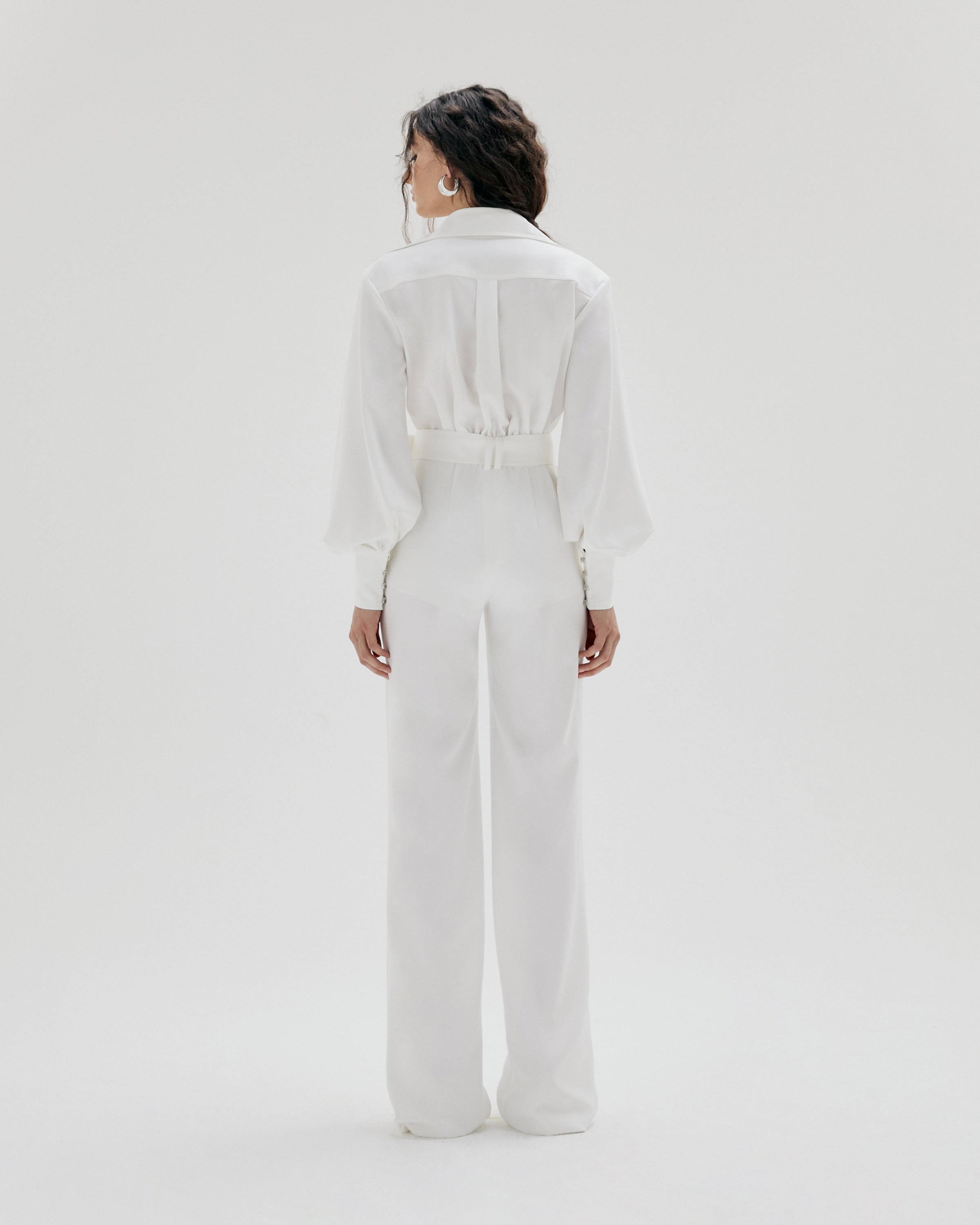 LONG PUFFY SLEEVES JUMPSUIT