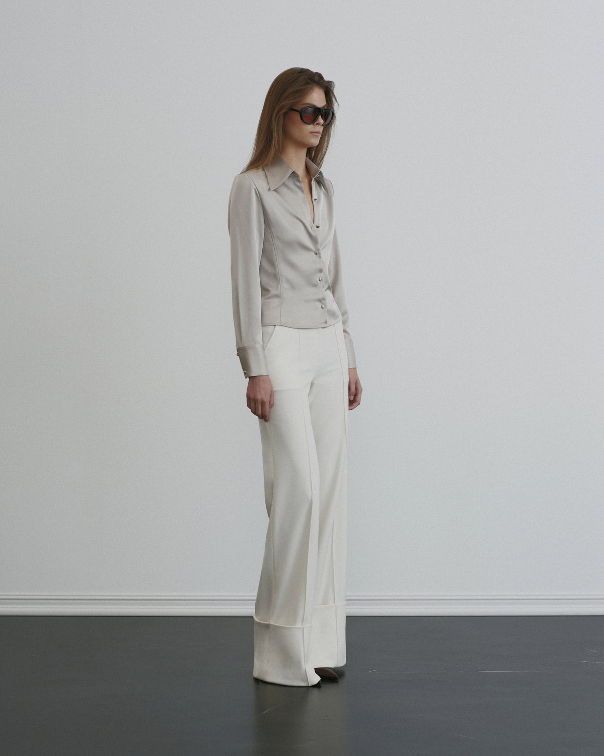 Satin Tailored Shirt