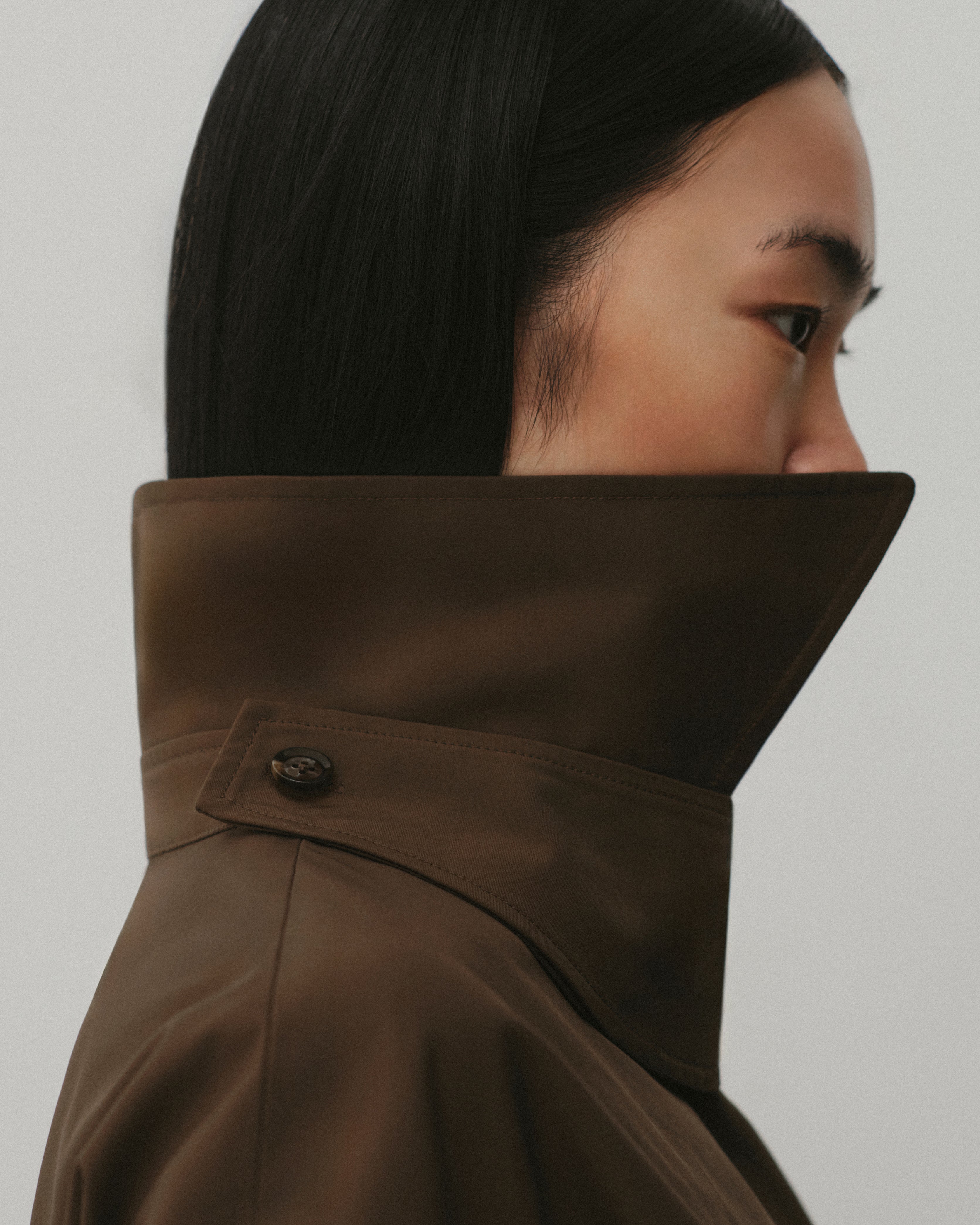 CROPPED TRENCH JACKET