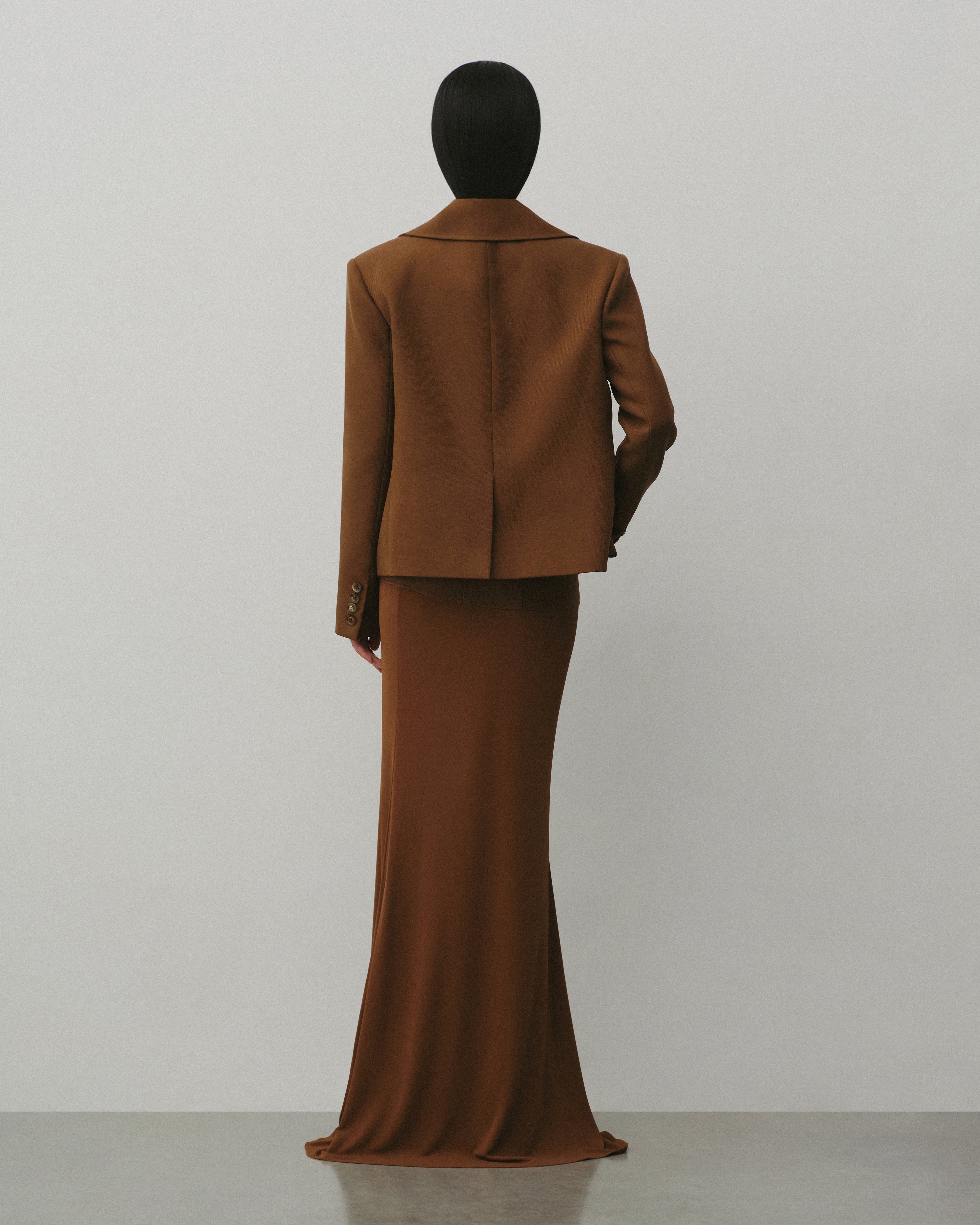 LONG PANELED STRAIGHT SKIRT