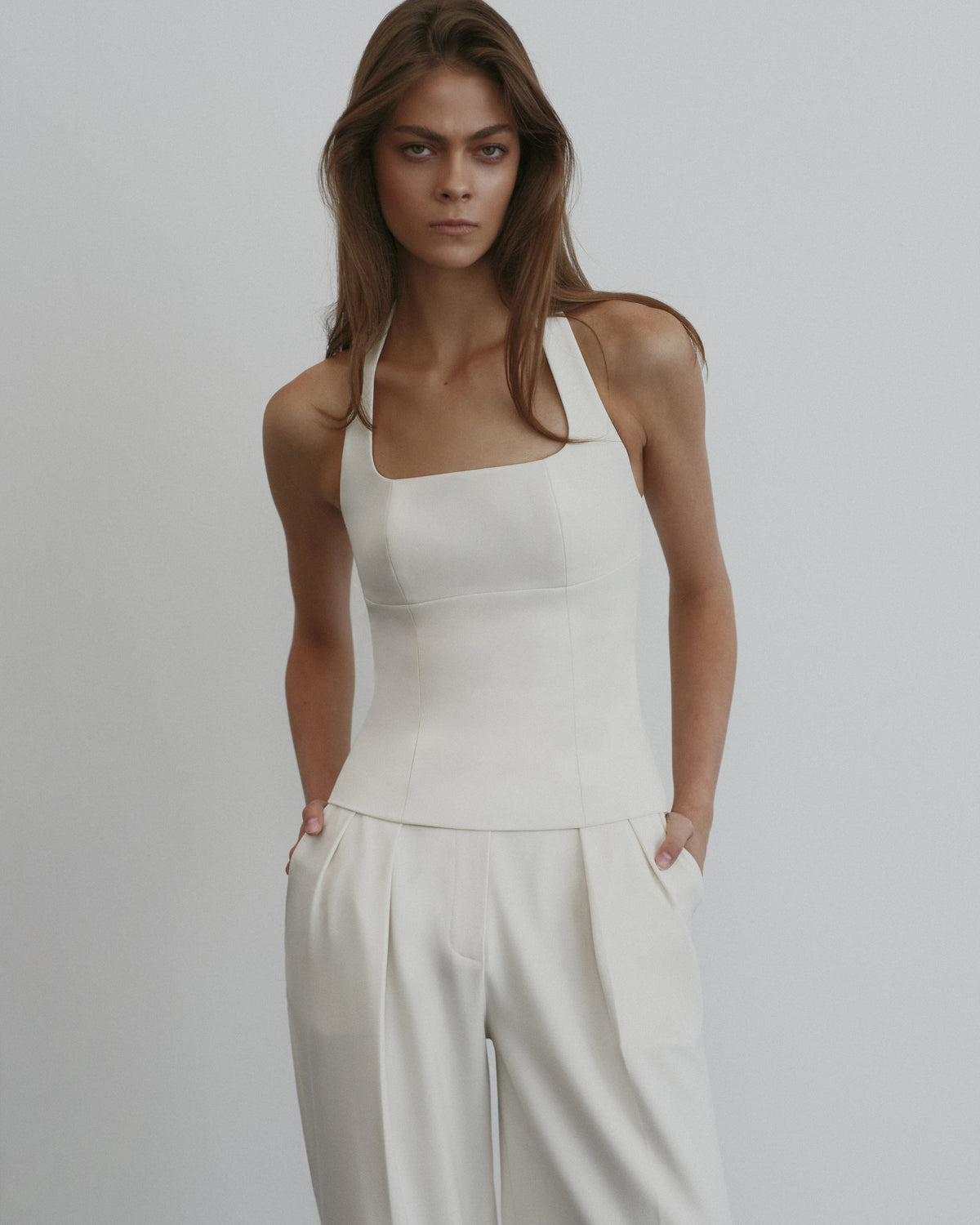 Tailored Halter Top