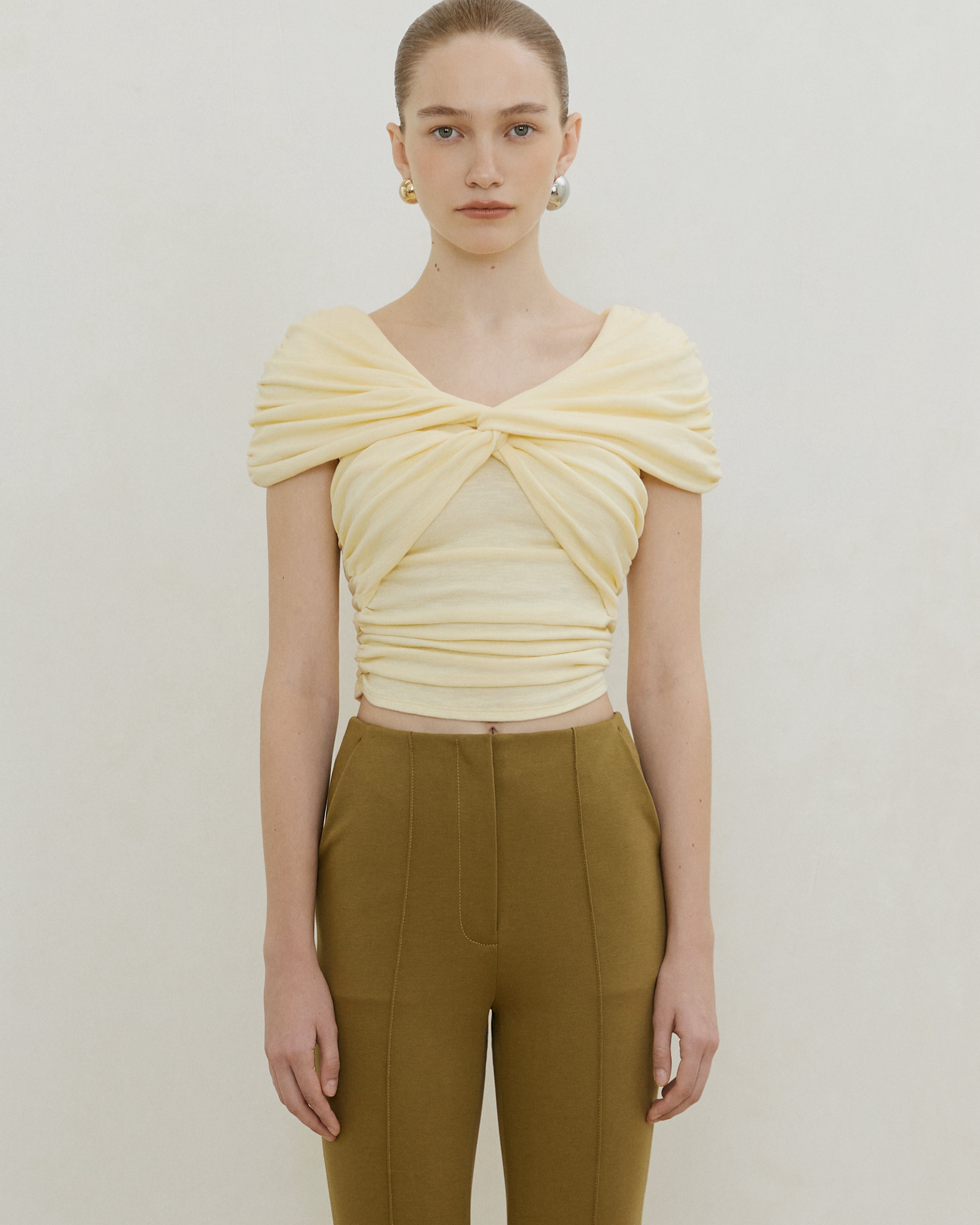 Draped Knot Top