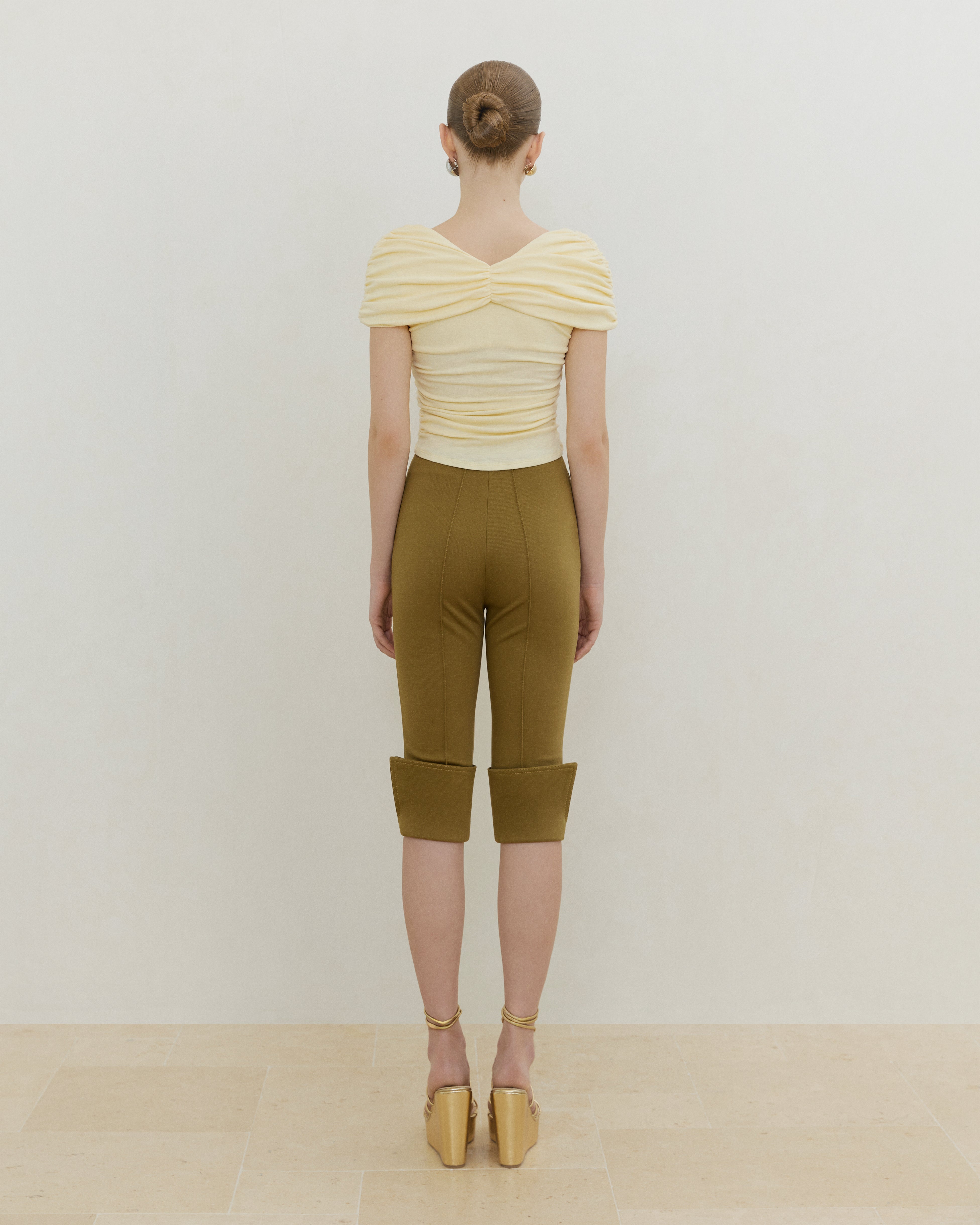 DRAPED KNOT TOP