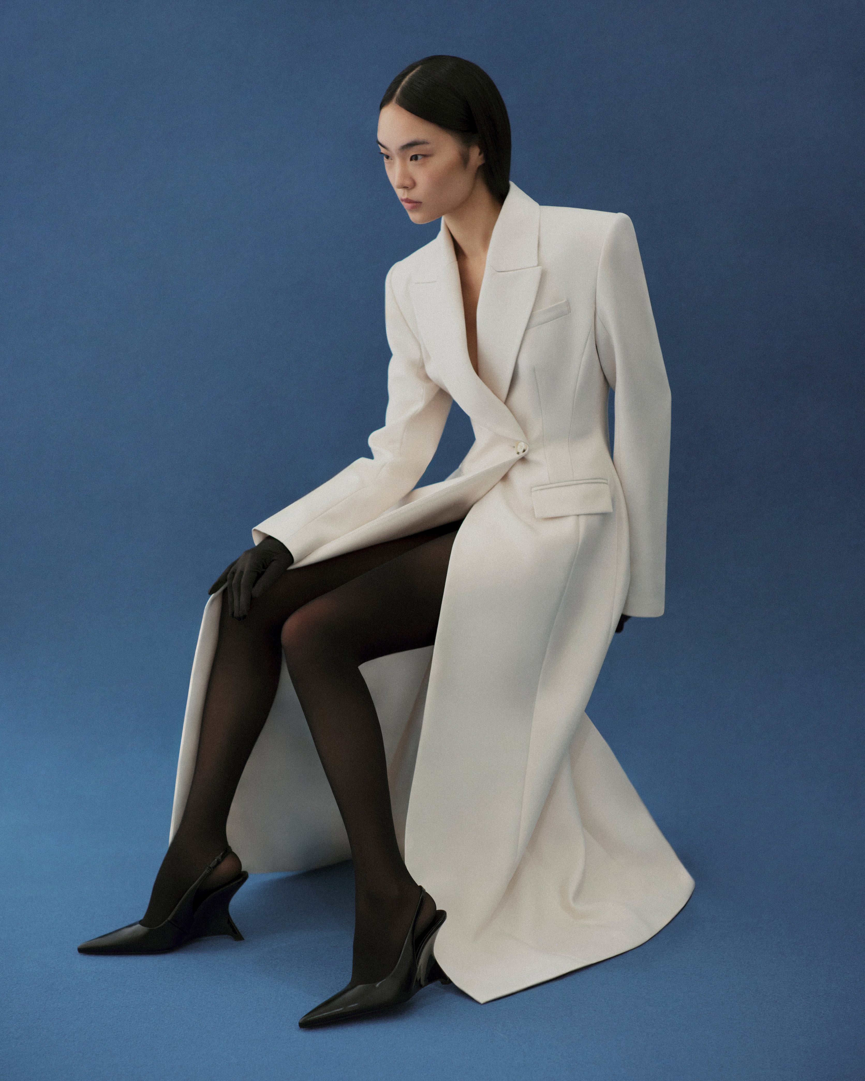 LONG STRUCTURED COAT