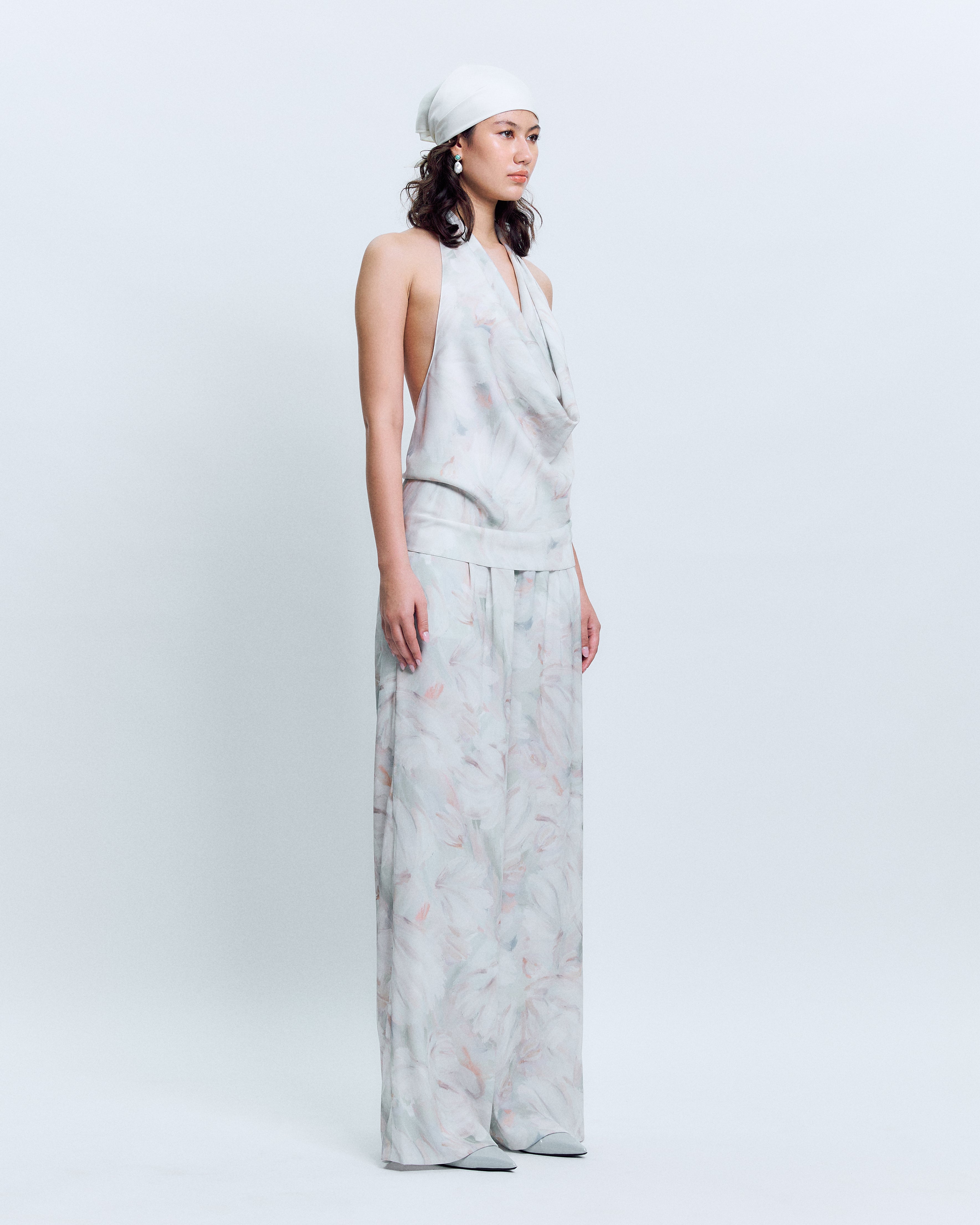 SMOCKED WAIST PANTS