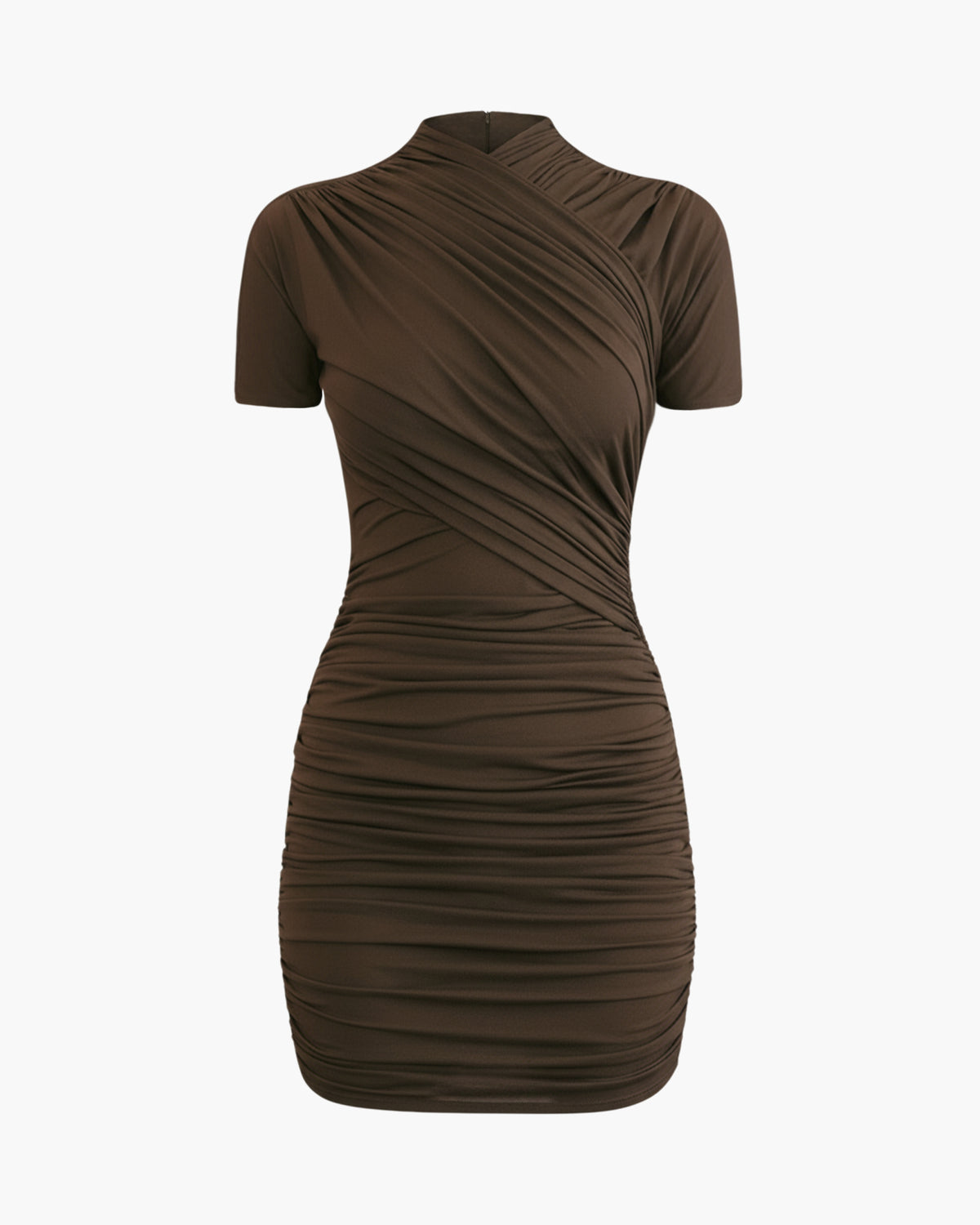 Ruched Jersey Mini Dress