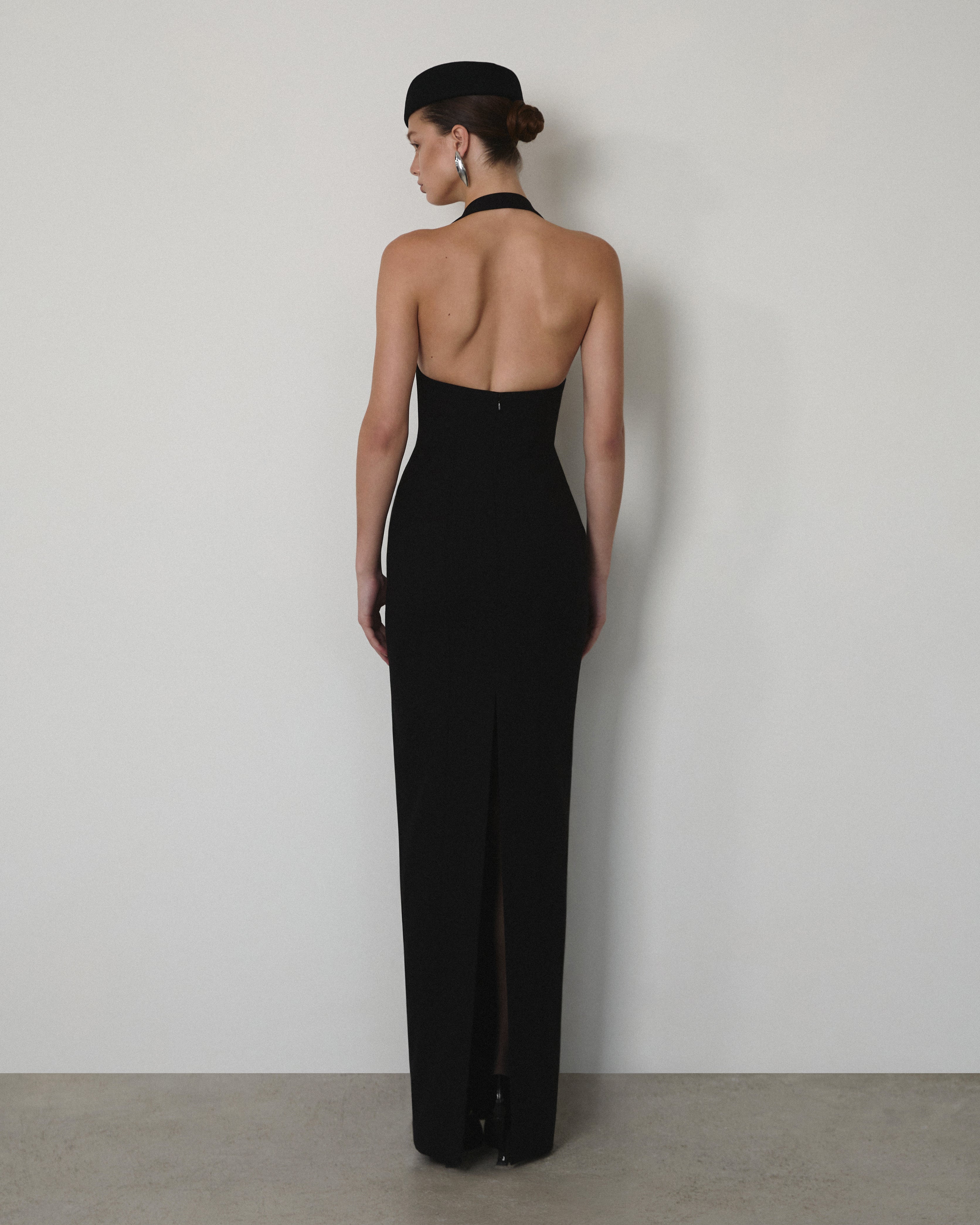 HALTER NECK BUSTIER GOWN