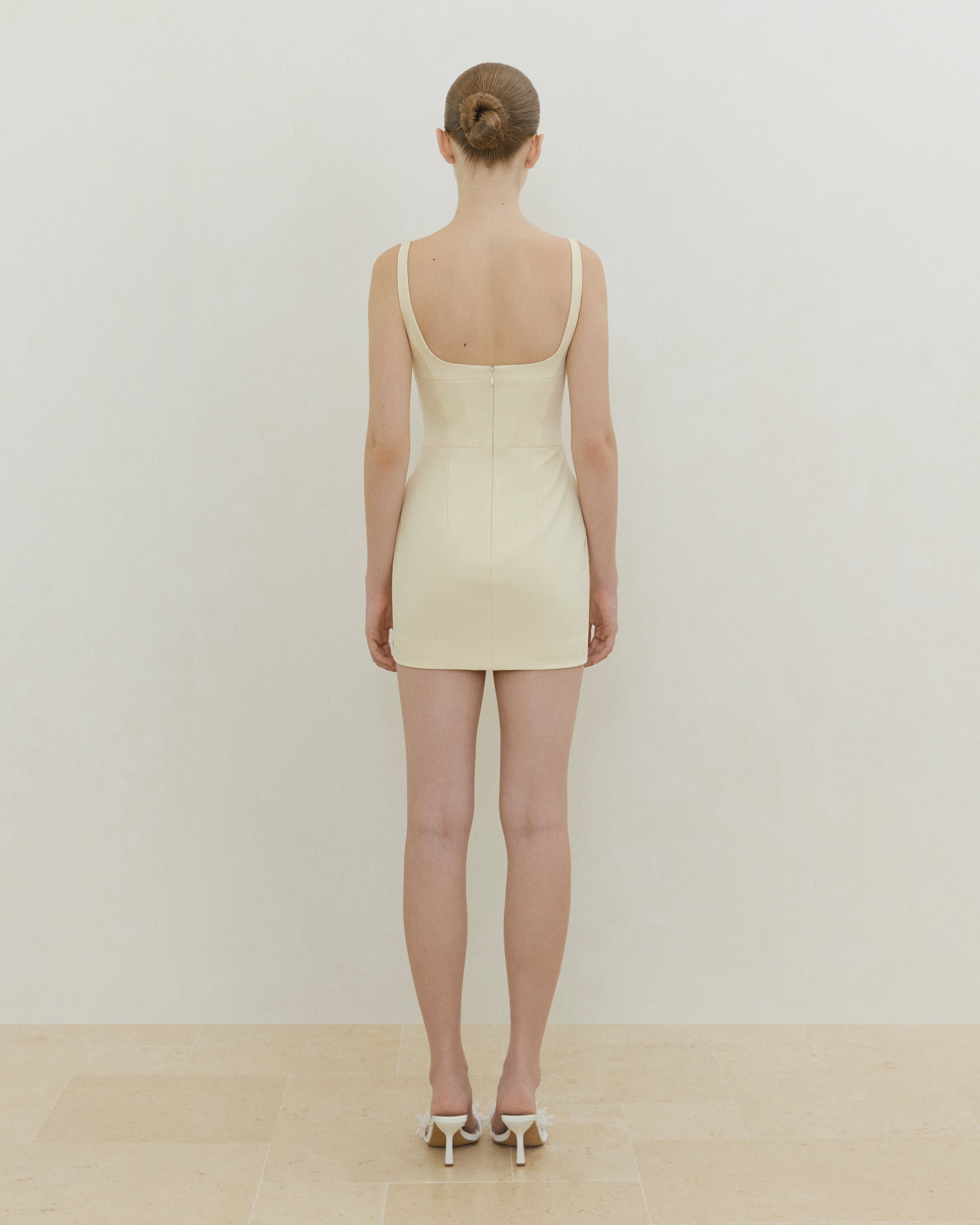 STRUCTURED MINI DRESS