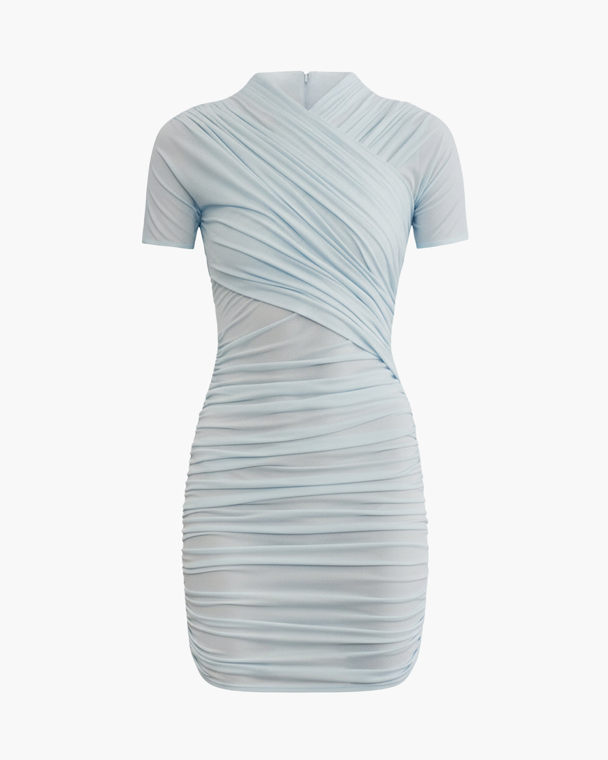 Ruched Jersey Mini Dress
