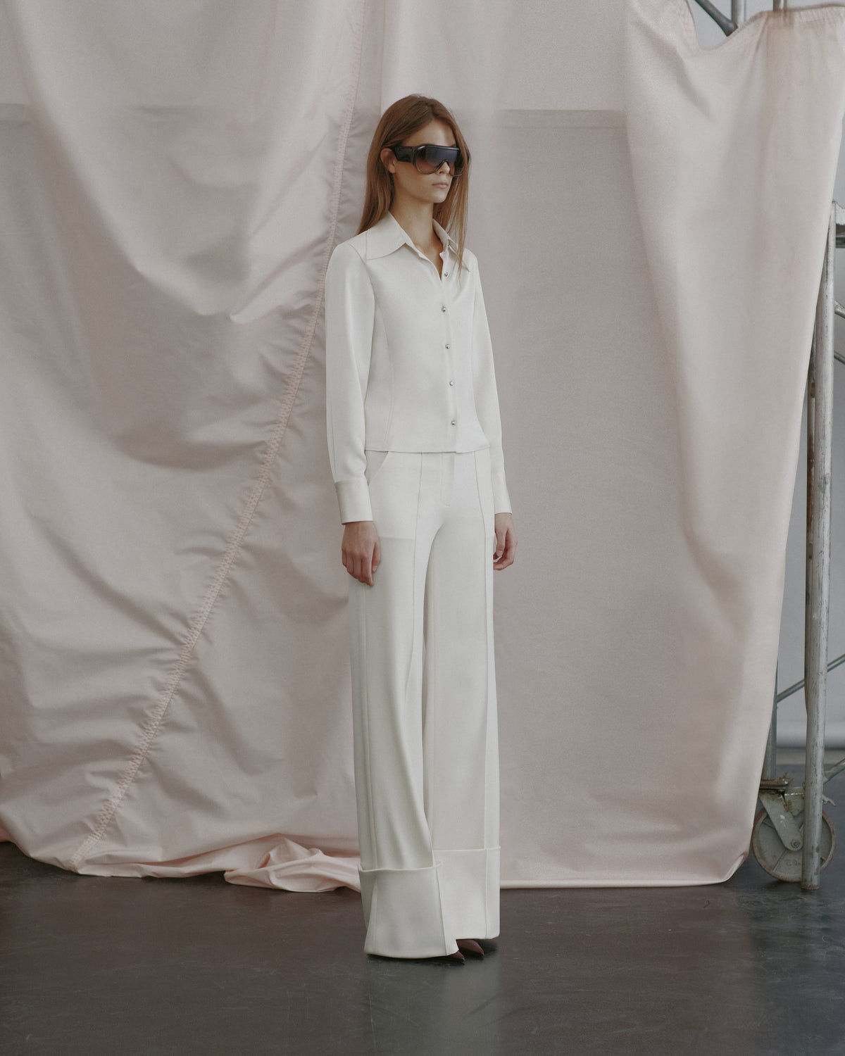Satin Tailored Shirt