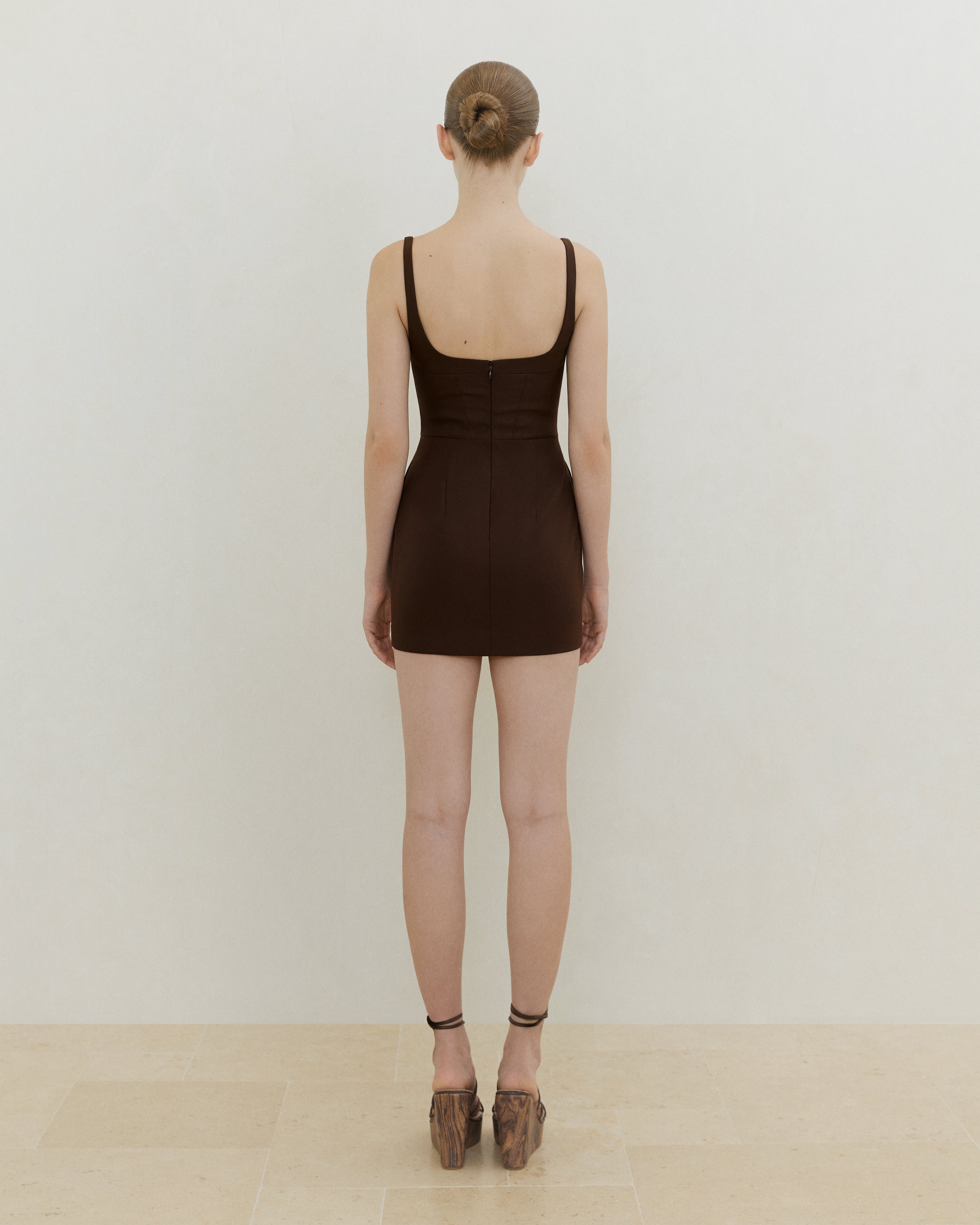 STRUCTURED MINI DRESS