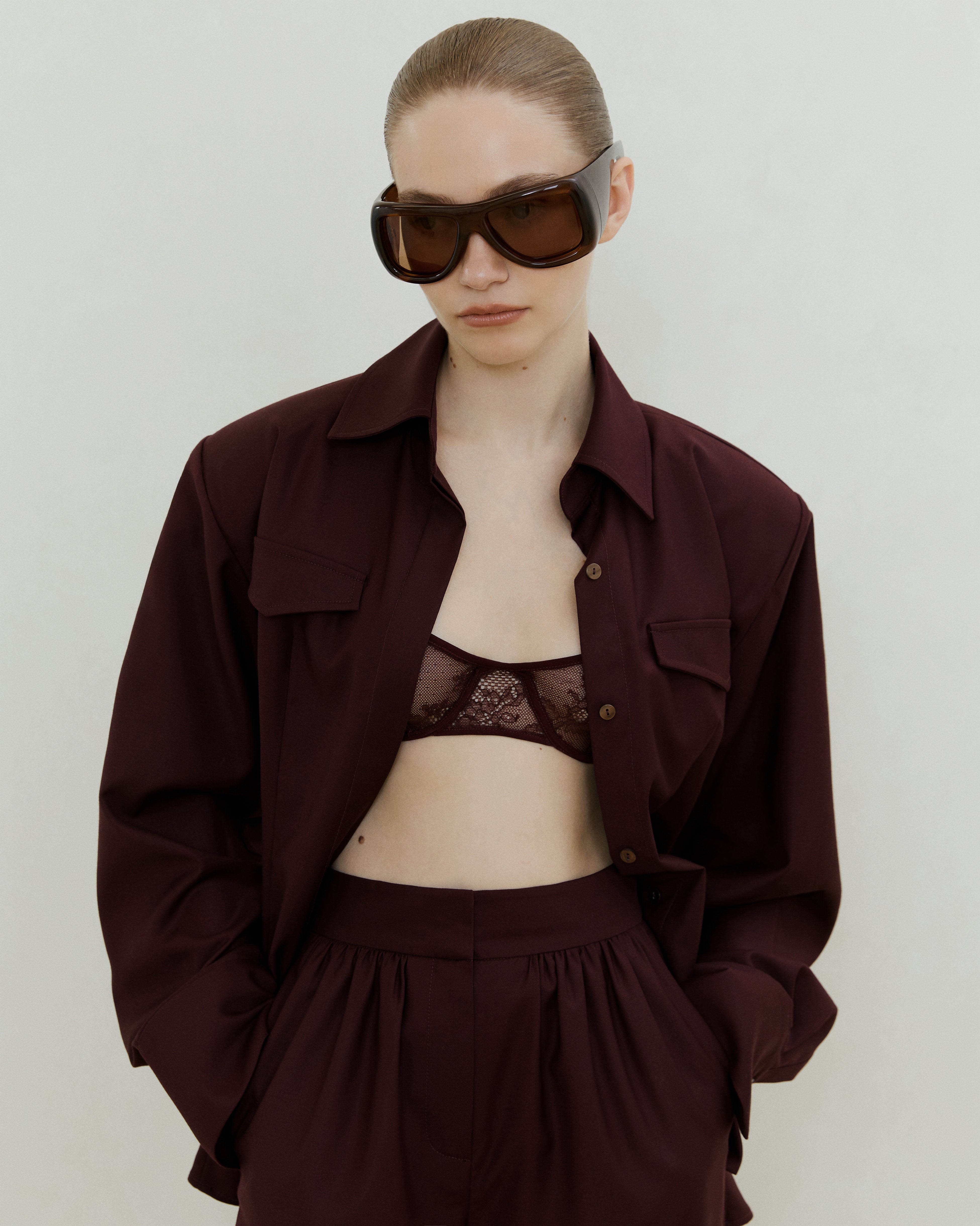 JERSEY LACE BRALETTE