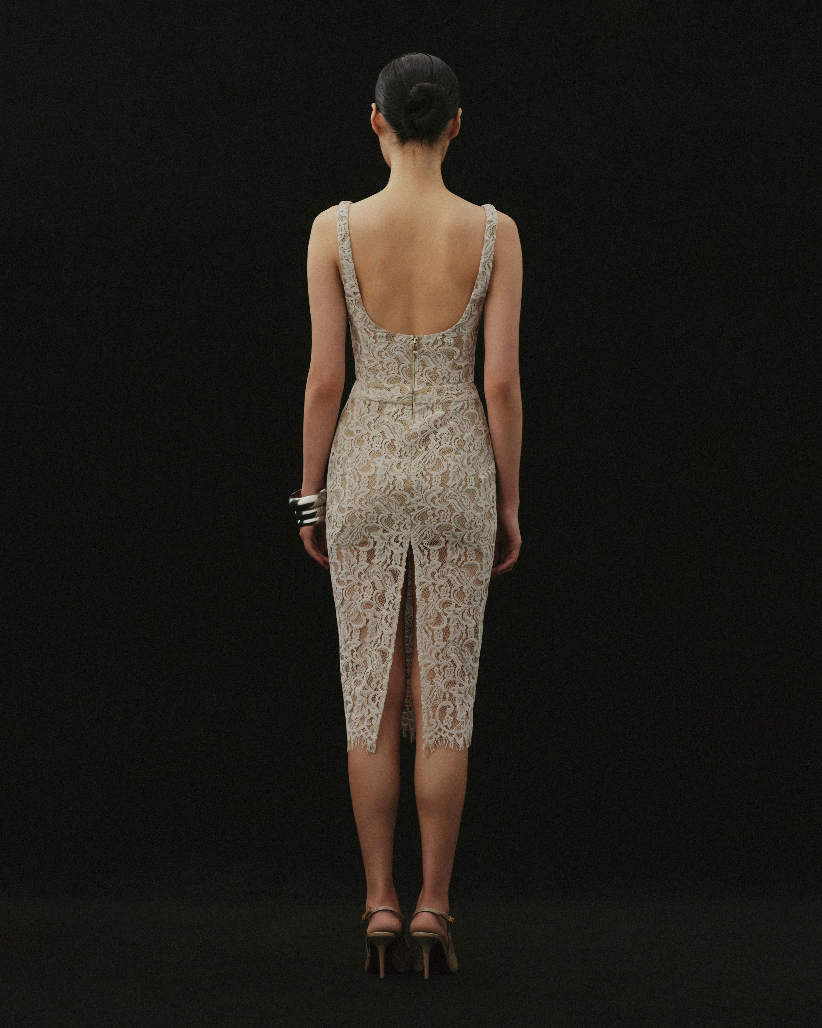 LACE PENCIL SKIRT (Pre-Order)