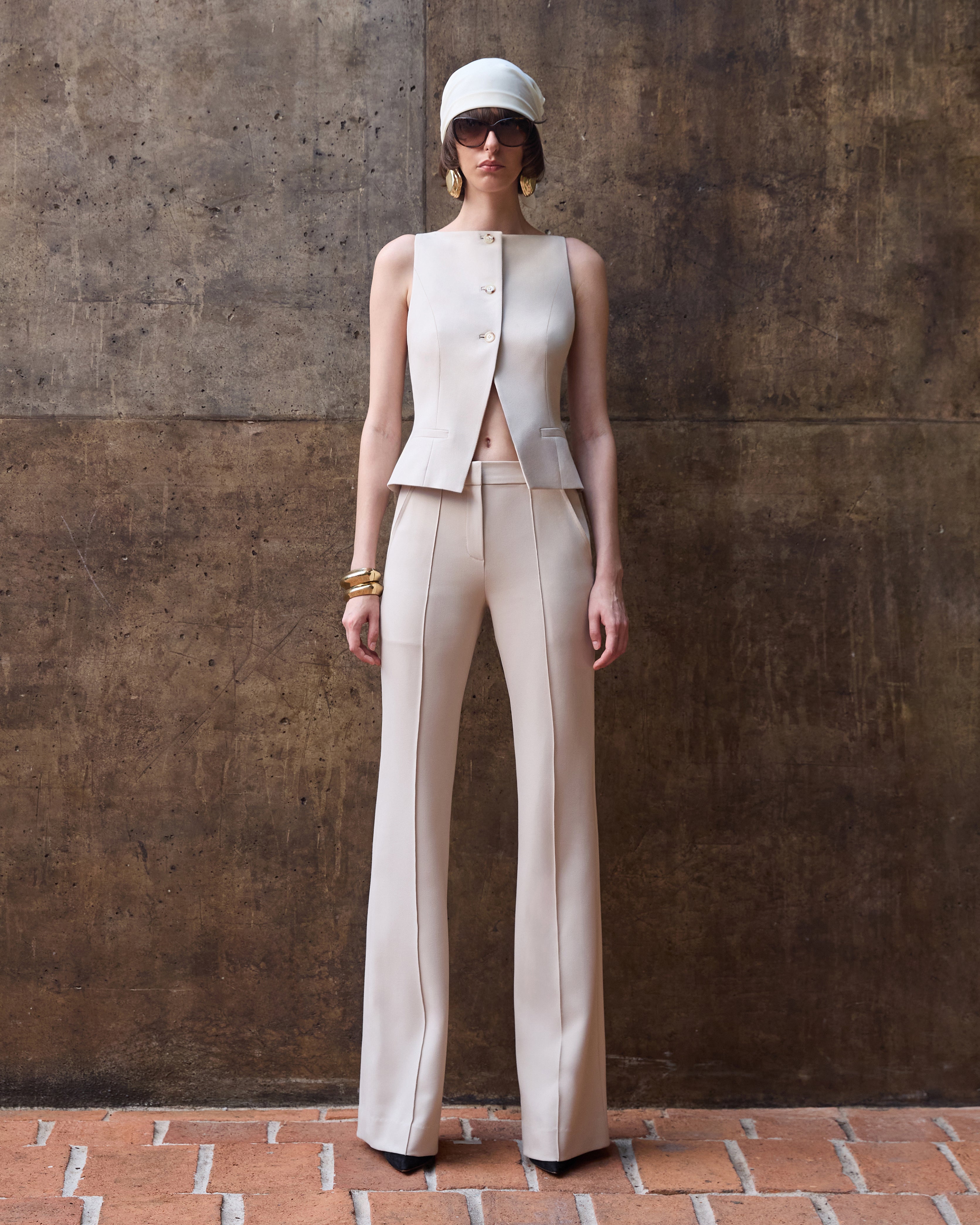 TWILL BOOTS CUT PANTS